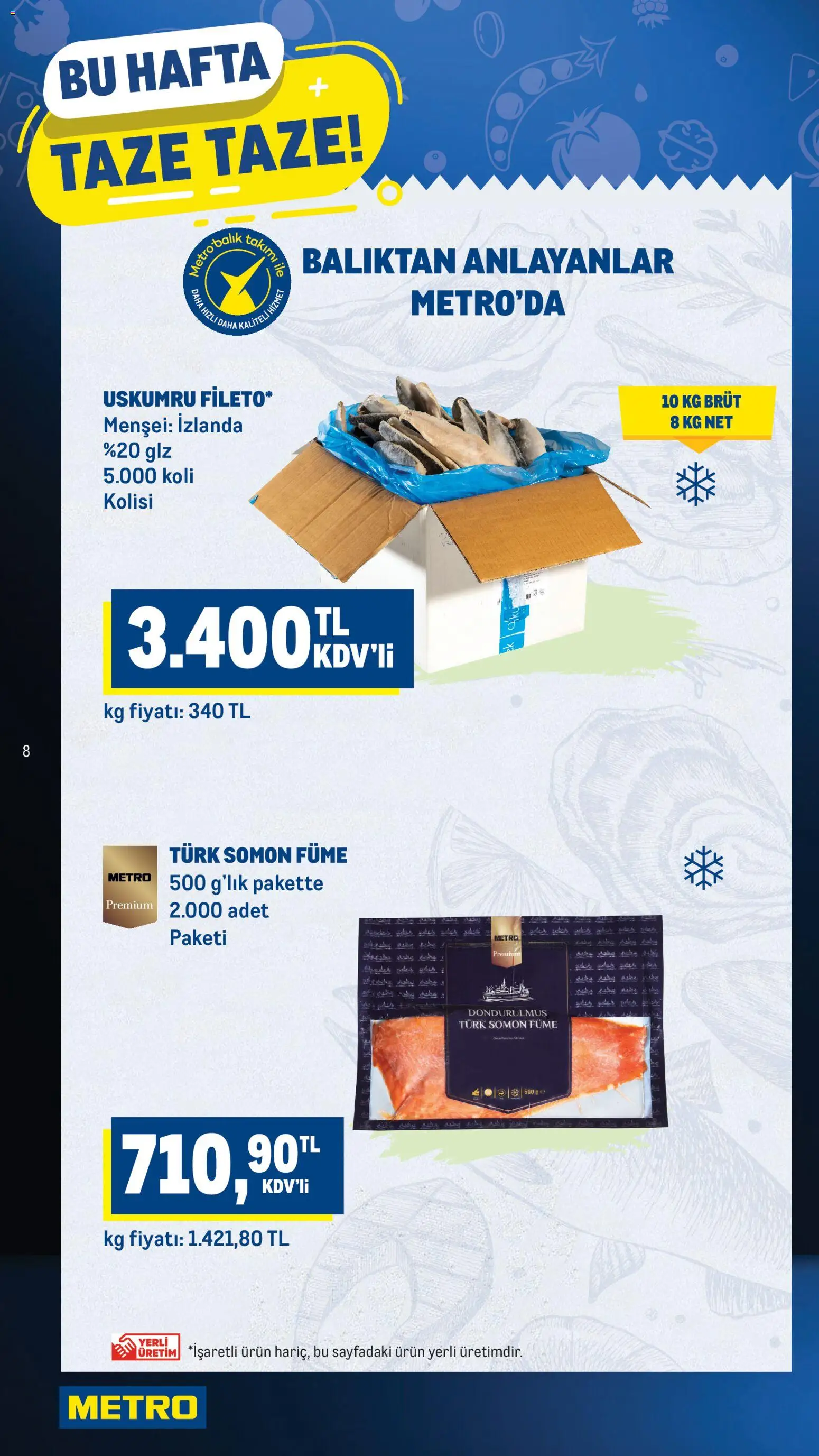 Metro Katalog - 17.12.2025 tarihinden itibaren geçerlidir | Sayfa: 8 | Ürünler: Somon