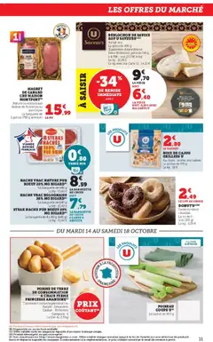 U Express - Prévisualisation de U Express - Les prix bas de la semaine valide à partir de 14.10.2025 | Page: 11 | Produits: Poireau, Fromage, Viande, Noix