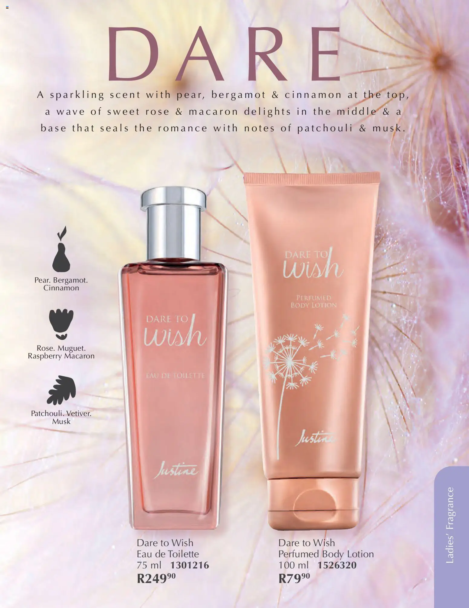 New Justine catalogue – valid from 01.02.2026 | Page: 58 | Products: Fragrance, Eau de toilette, Lotion