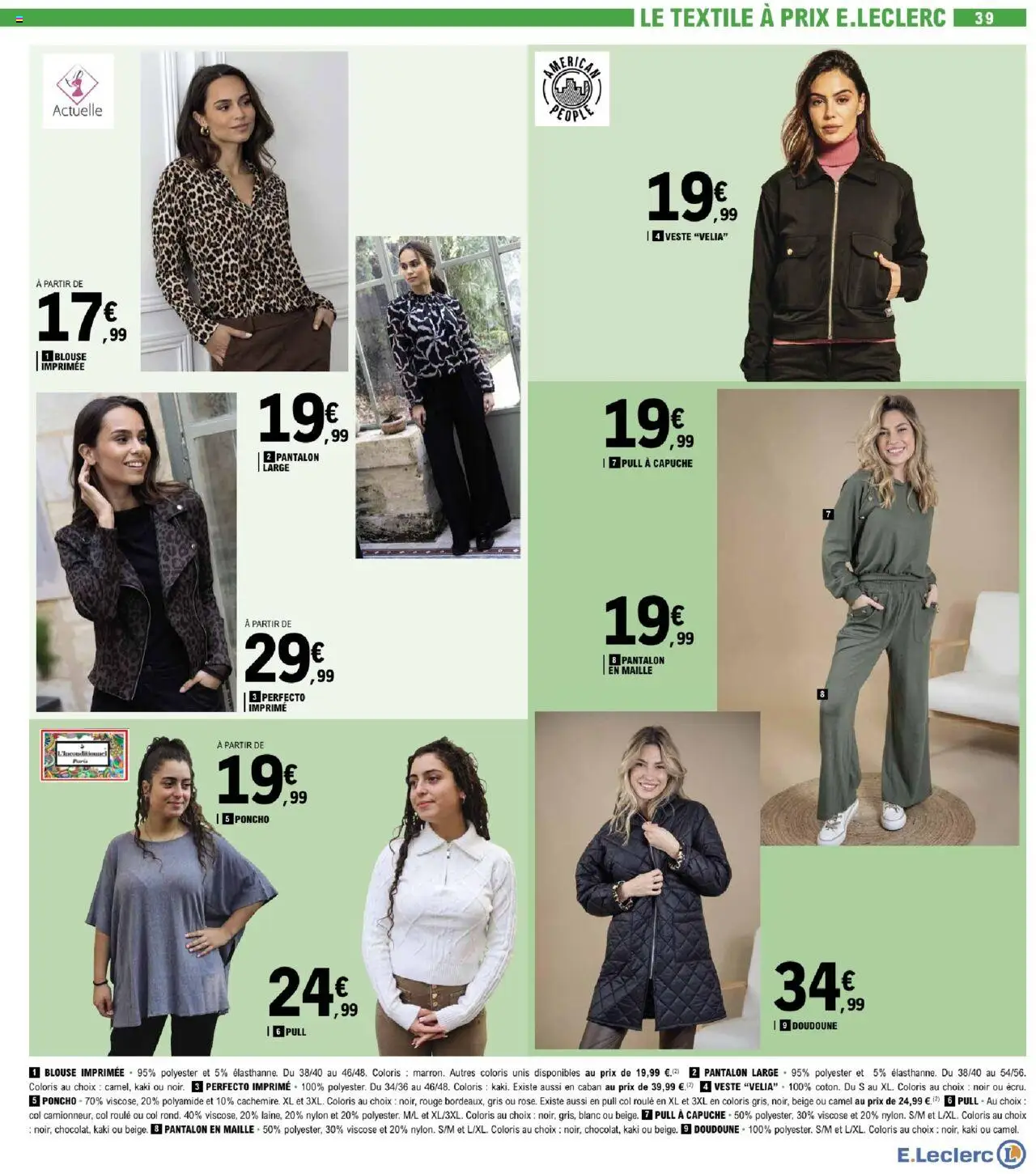  | Page: 39 | Produits: Kaki, Pull, Pantalon, Blouse