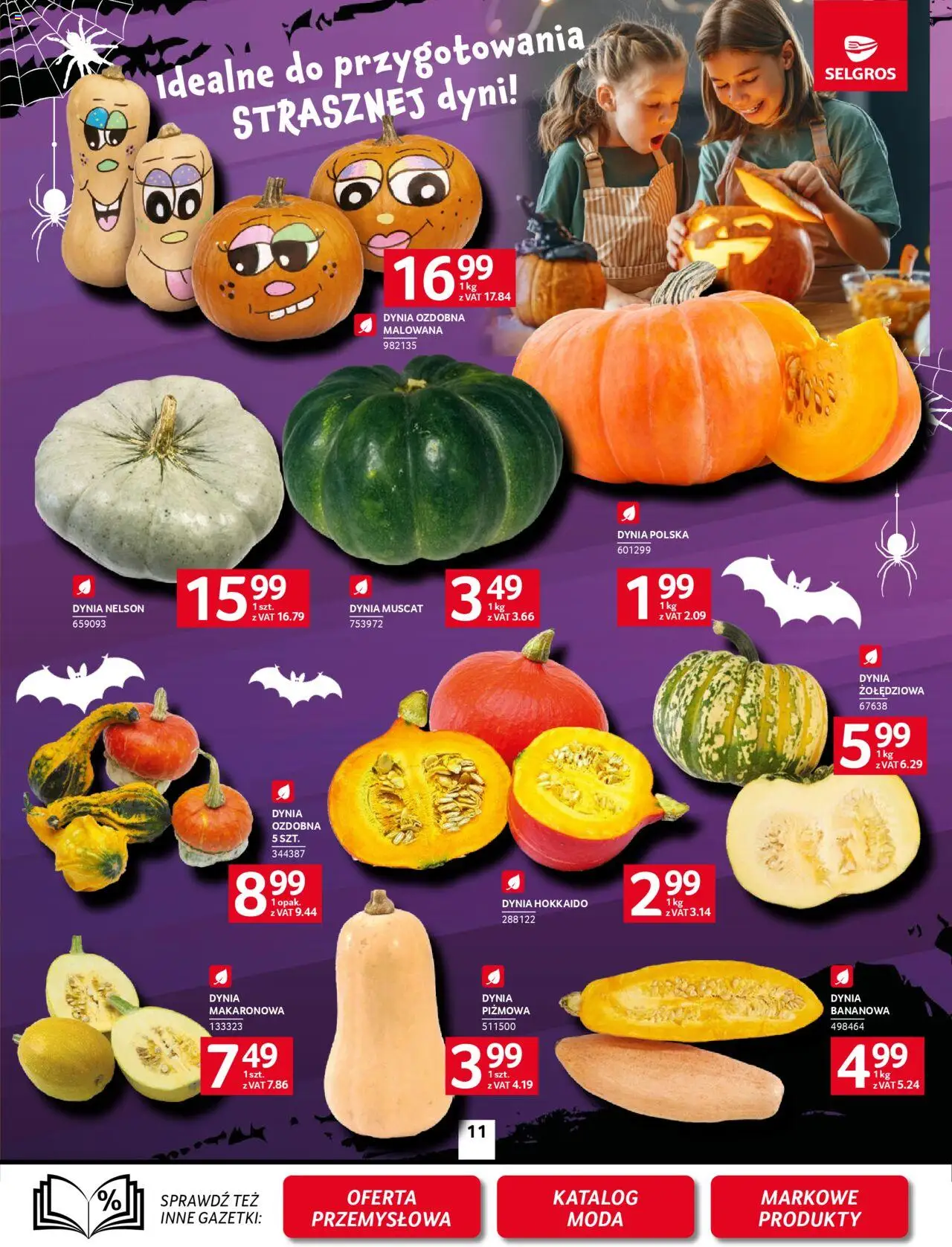 Selgros cash&carry Gazetka od 23.10.2025 | Strona: 11 | Produkty: Dynia