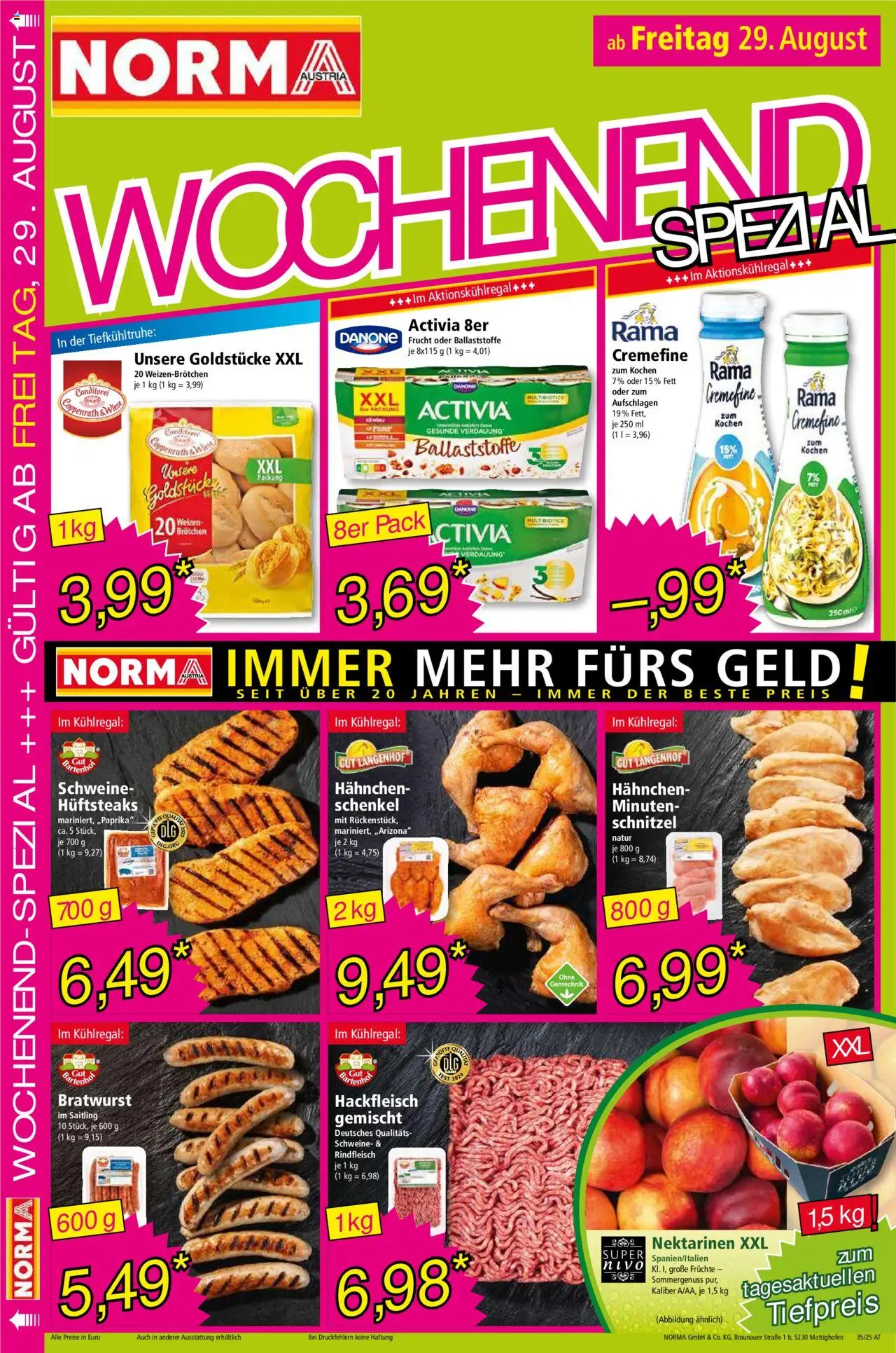 Norma Flugblatt gültig ab 25.08.2025 | Seite: 16 | Produkte: Rindfleisch