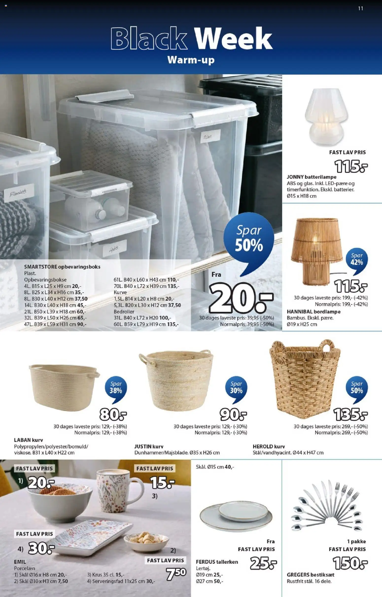 JYSK tilbudsavis – gyldig fra 14.11.2025 | Side: 11 | Produkter: Kurv