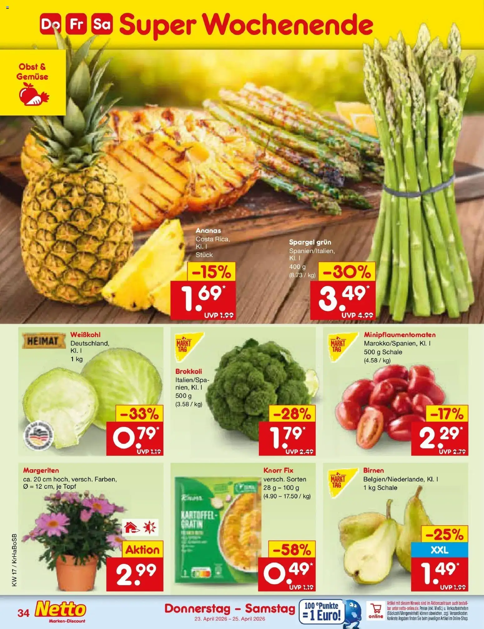Netto Marken-Discount Prospekt Stadtlohn	 – gültig ab 20.04.2026 | Seite: 50 | Produkte: Knorr fix, Knorr, Spargel, Brokkoli