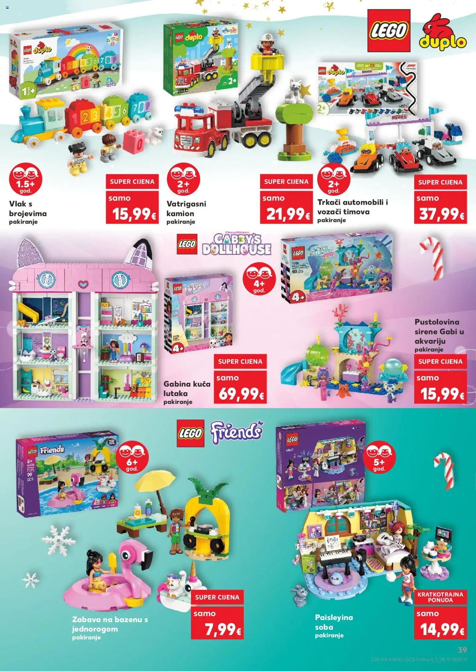 Kaufland HR akciós ujság - amely érvényes a következő dátumtól: 03.11.2025 | Oldal: 39 | Termékek: Duplo