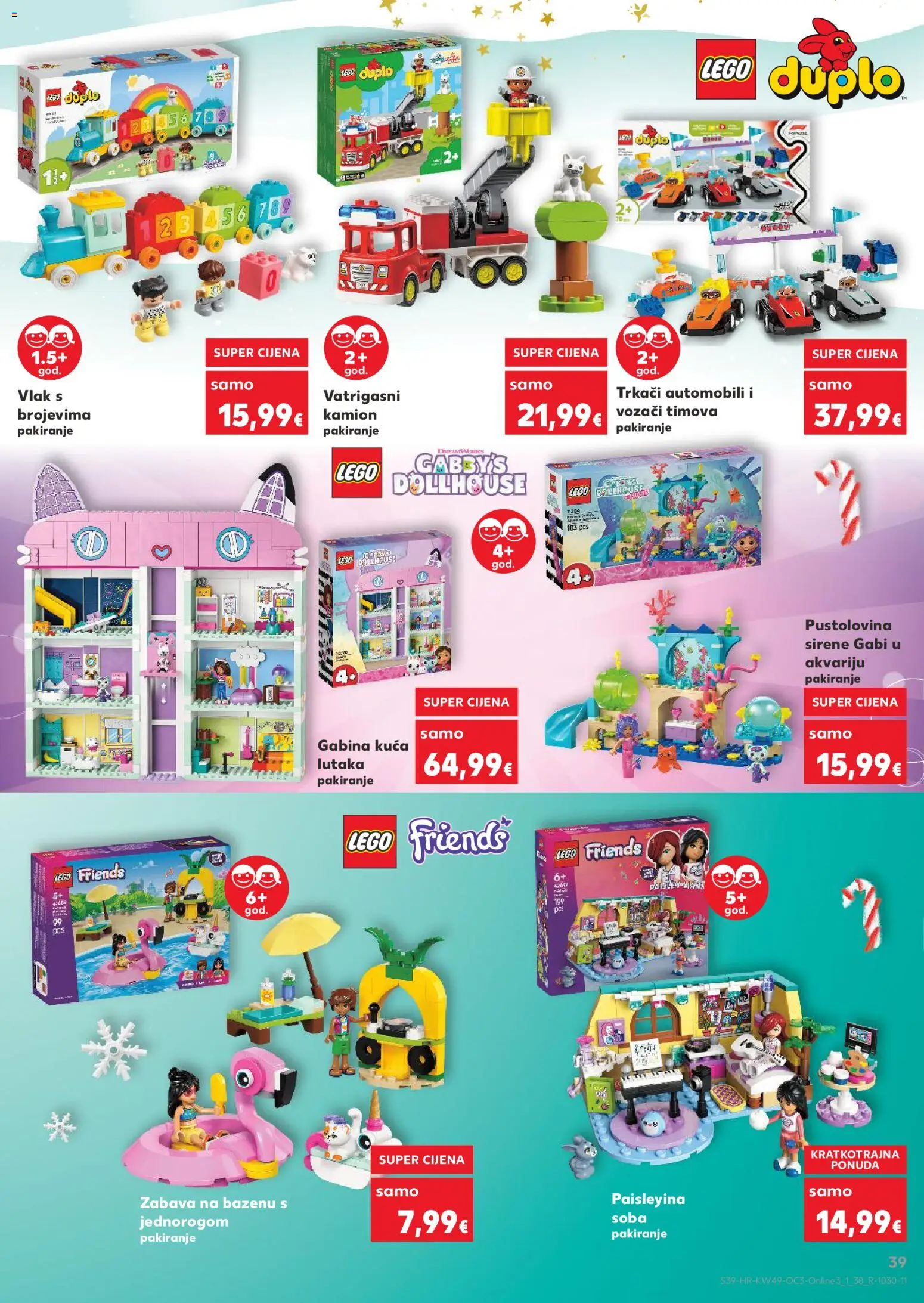 Kaufland HR akciós ujság - amely érvényes a következő dátumtól: 03.11.2025 | Oldal: 39 | Termékek: Duplo