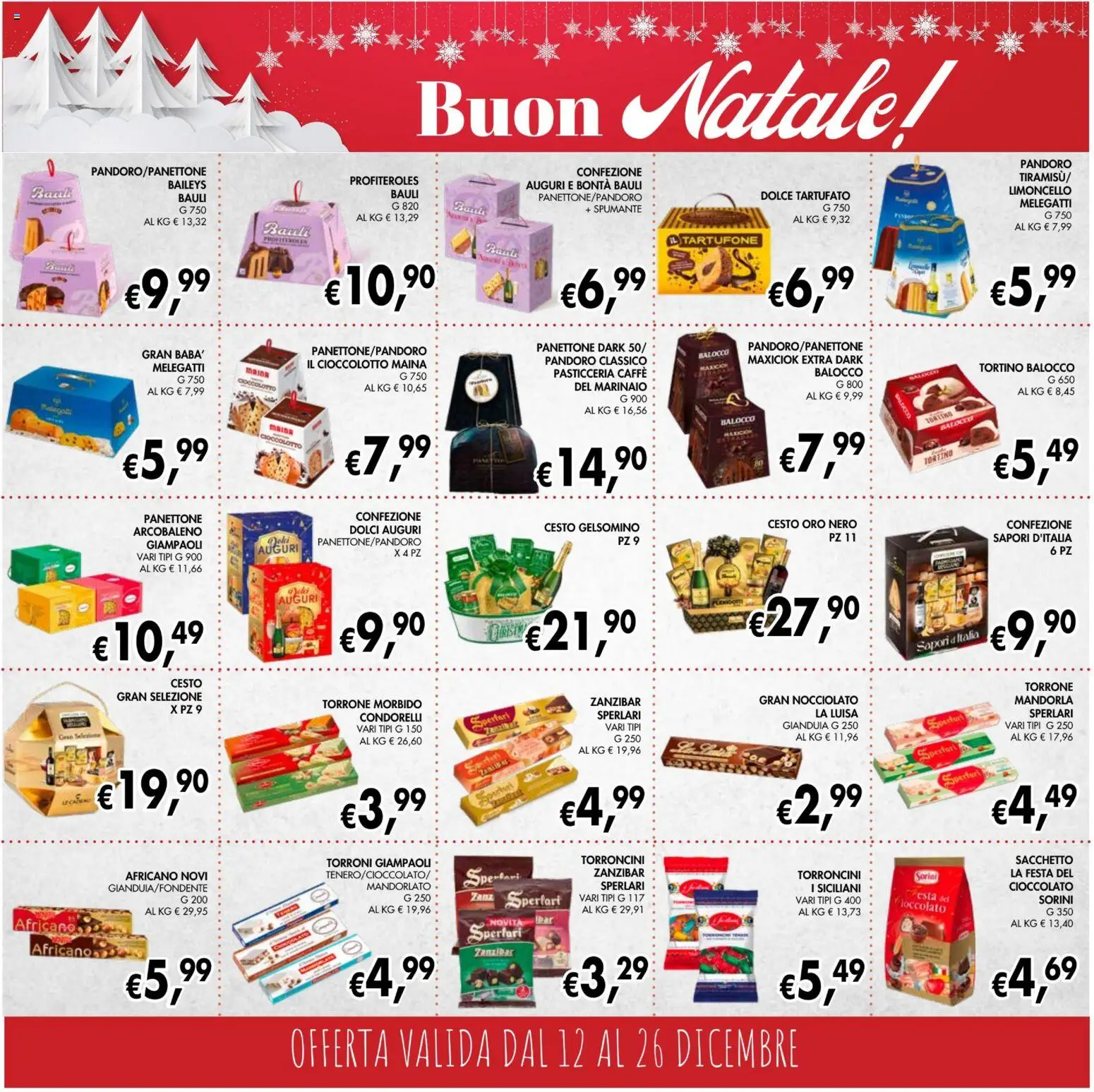 Volantino Coal del 12.12.2025 | Pagina: 18 | Prodotti: Cioccolato, Panettone, Spumante, Torroncini