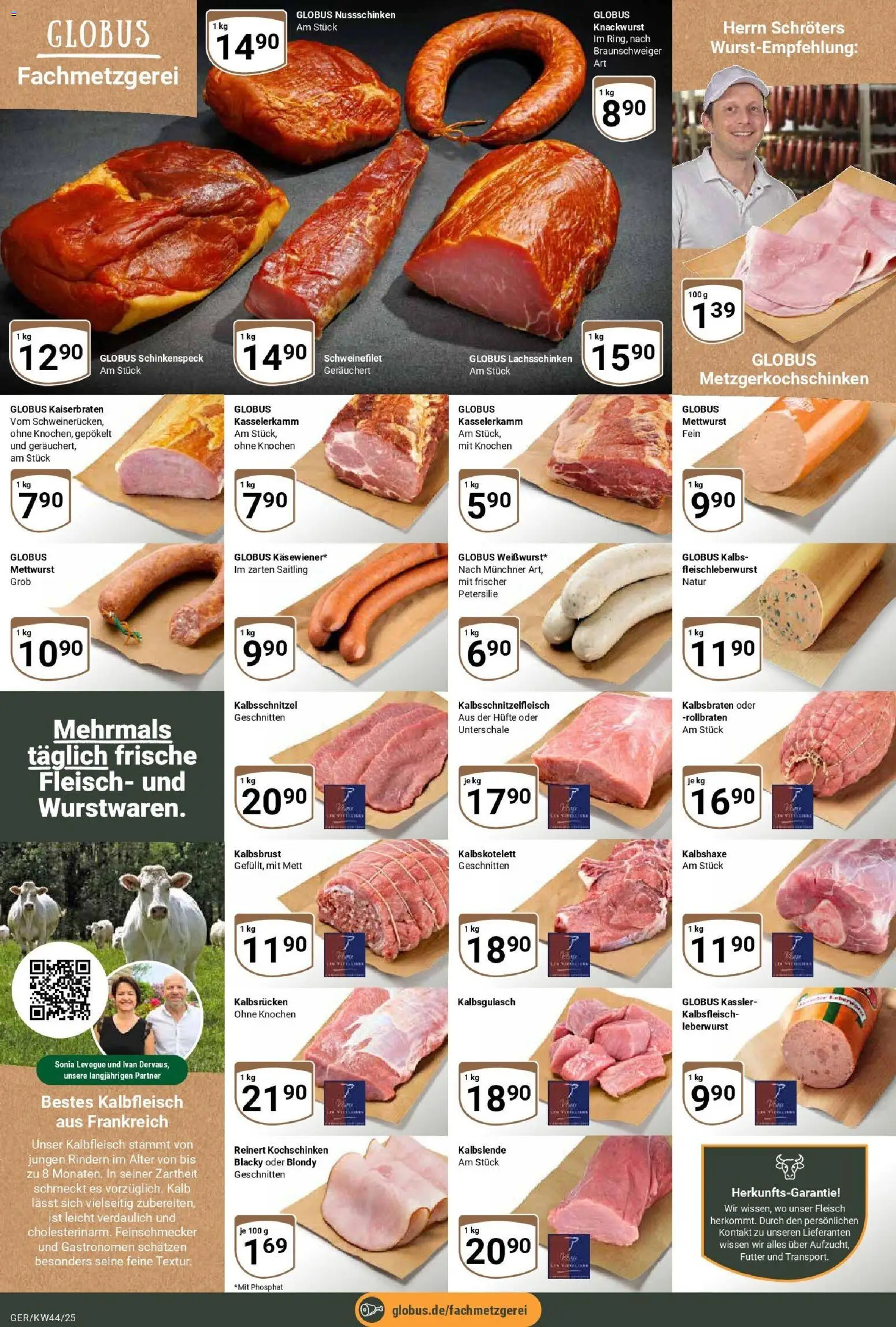 Globus prospekt Gera	 – gültig ab 26.10.2025 | Seite: 9 | Produkte: Schweinefilet, Petersilie, Fleisch