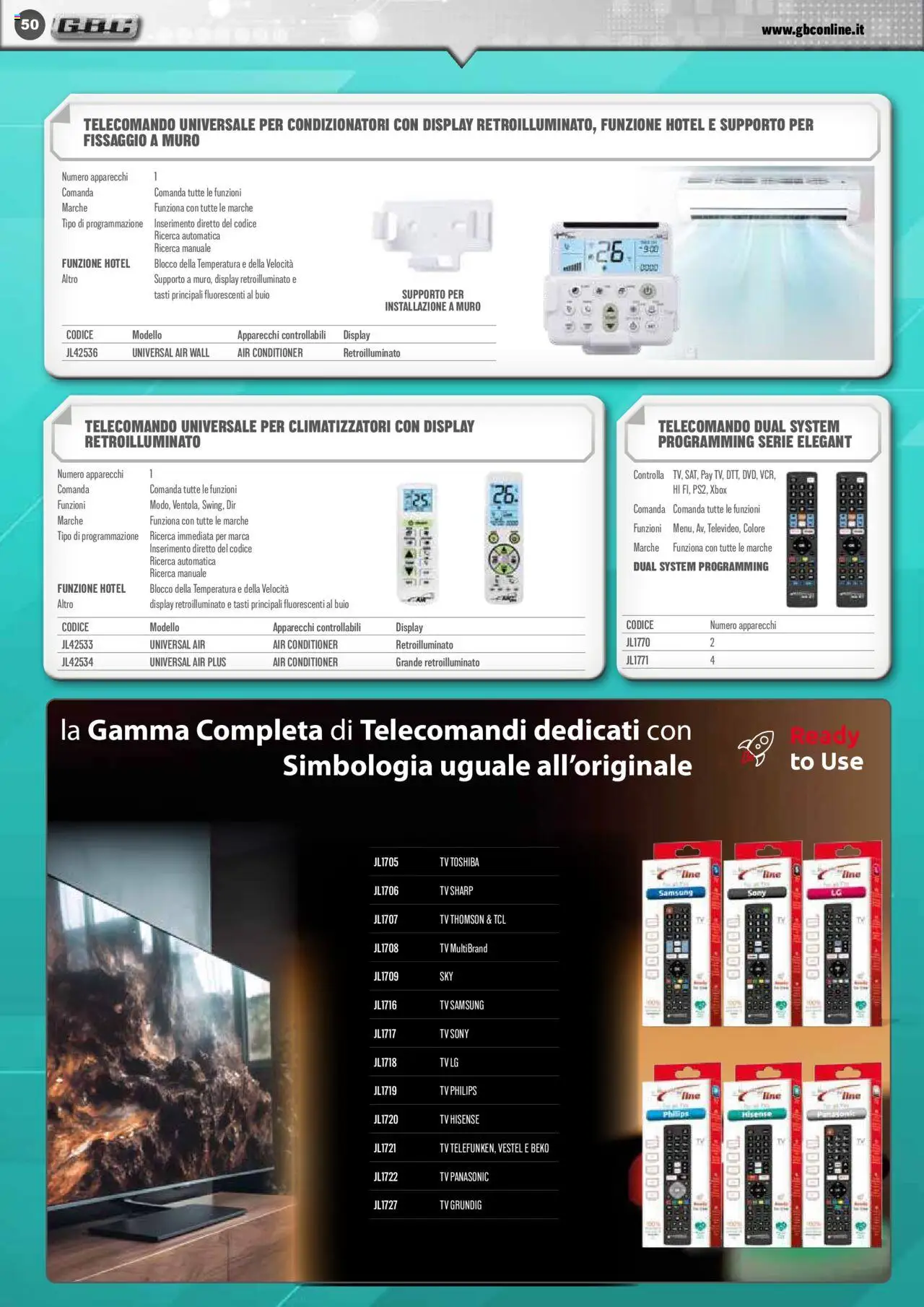 Volantino GBC del 09.06.2025 | Pagina: 50 | Prodotti: Tv samsung, Telecomando, TV, Samsung