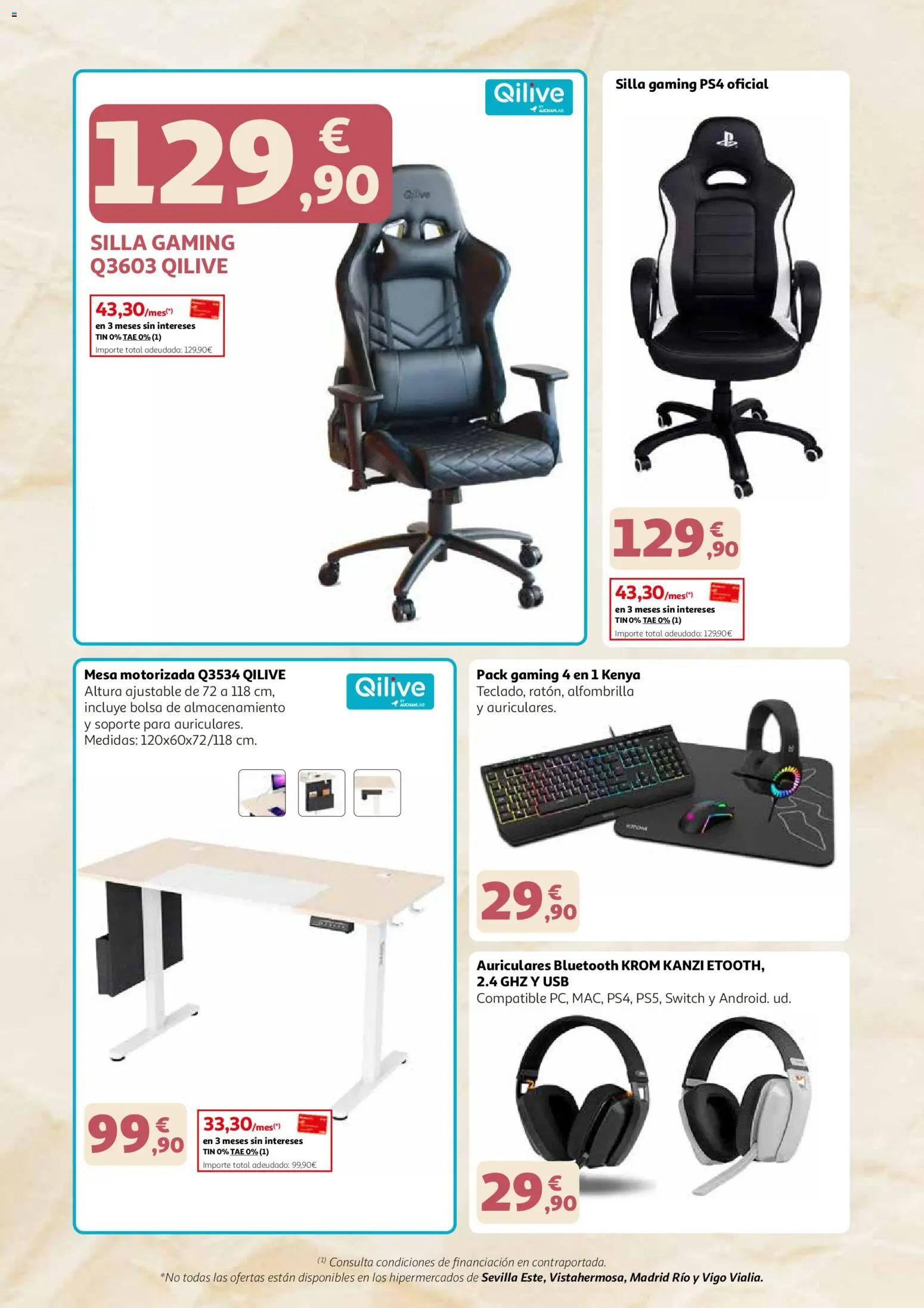 Alcampo - Dia de la madre 2026 │ válido desde el 21.04.2026 | Página: 16 | Productos: Alfombrilla, Auriculares, Bolsa, Mesa