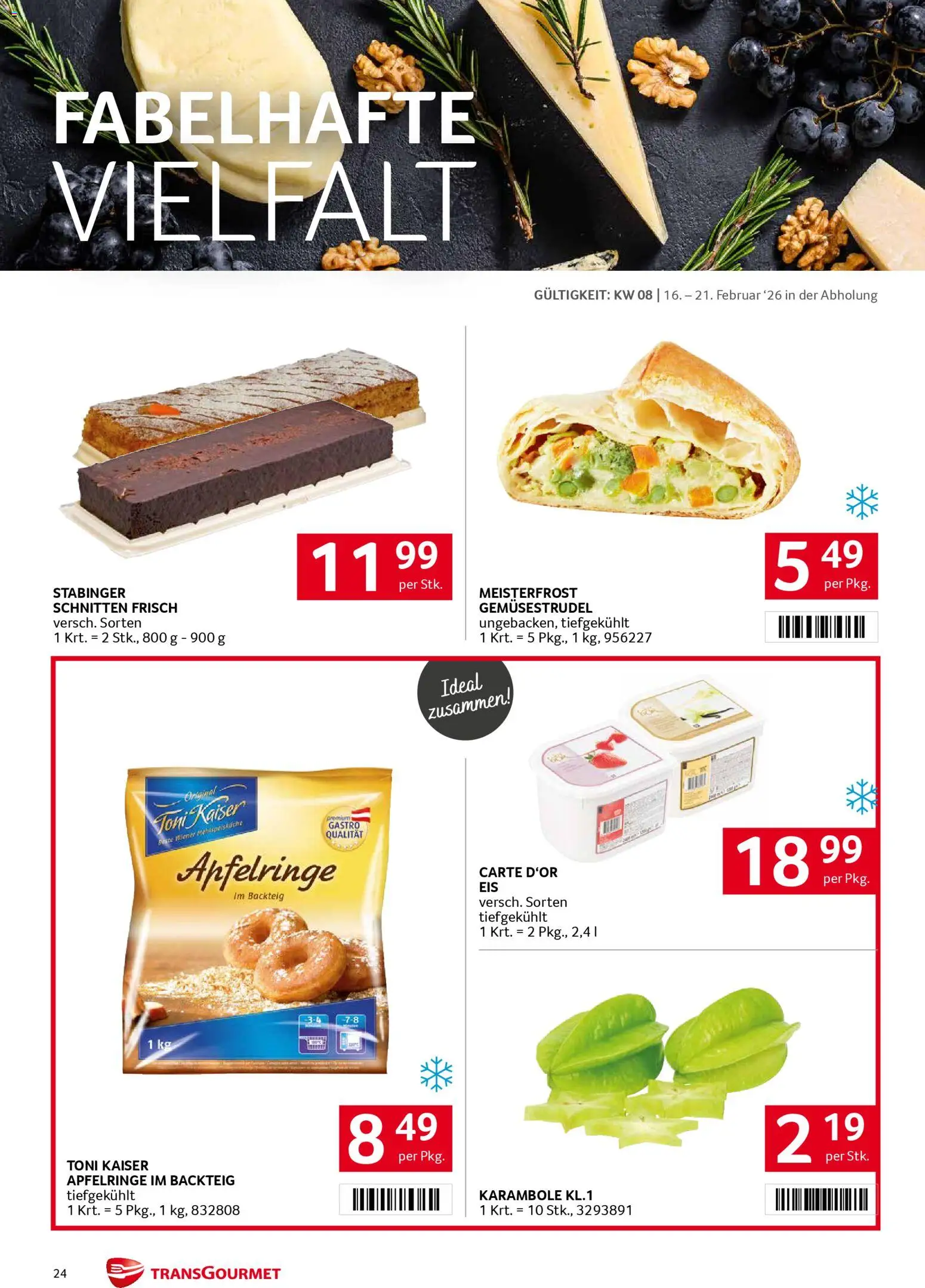 Transgourmet Flugblatt gültig ab 16.02.2026 | Seite: 24