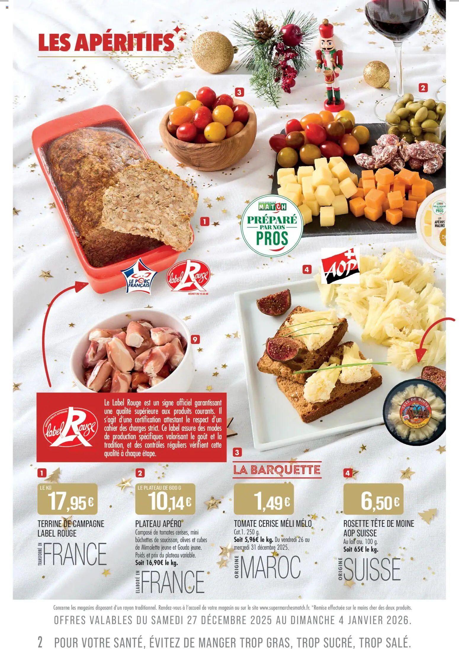 {H1} | Page: 2 | Produits: Plateau, Poids, Lait, Gouda