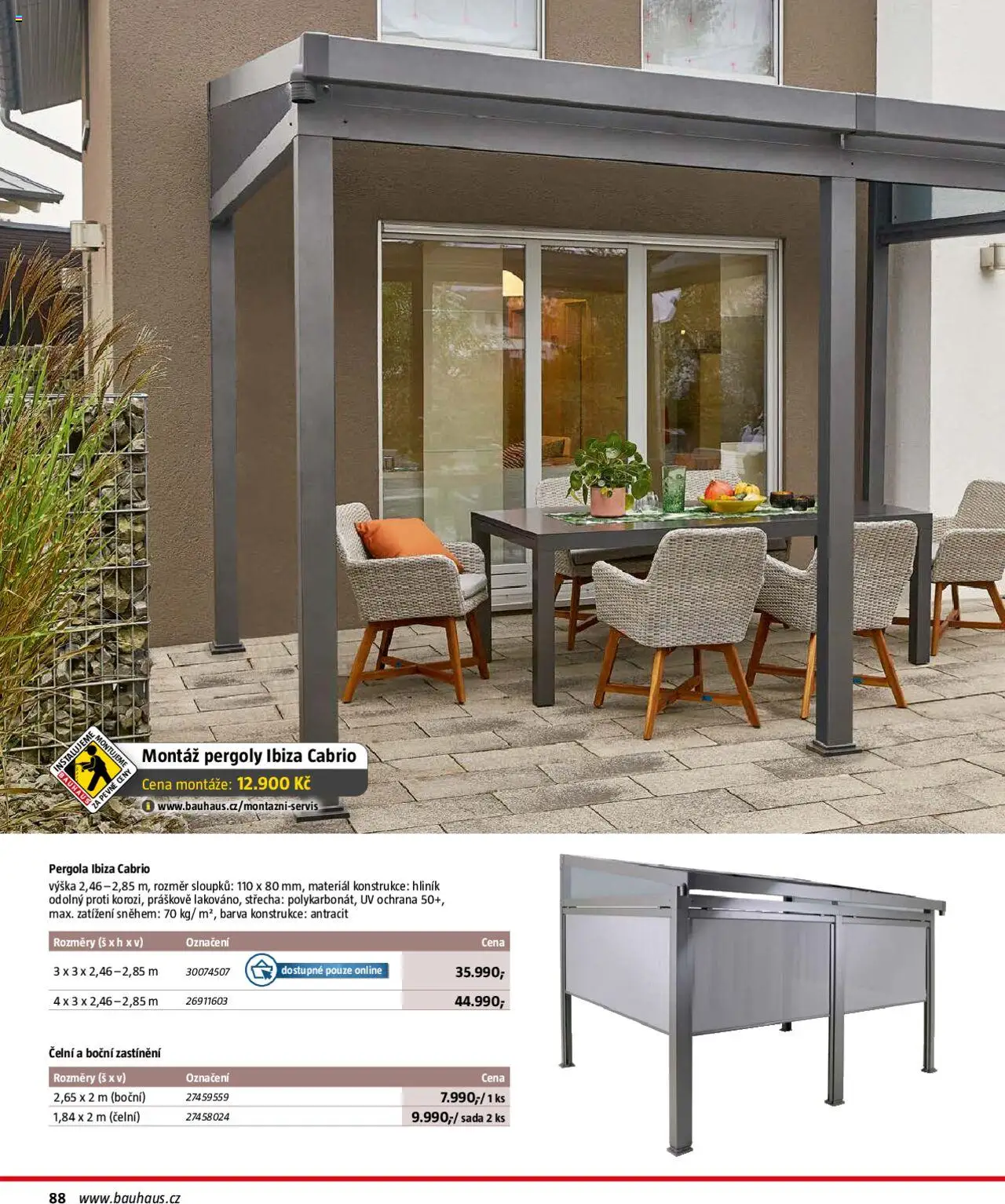 Bauhaus katalog Zahradní nábytek od 01.04.2025 | Strana: 88