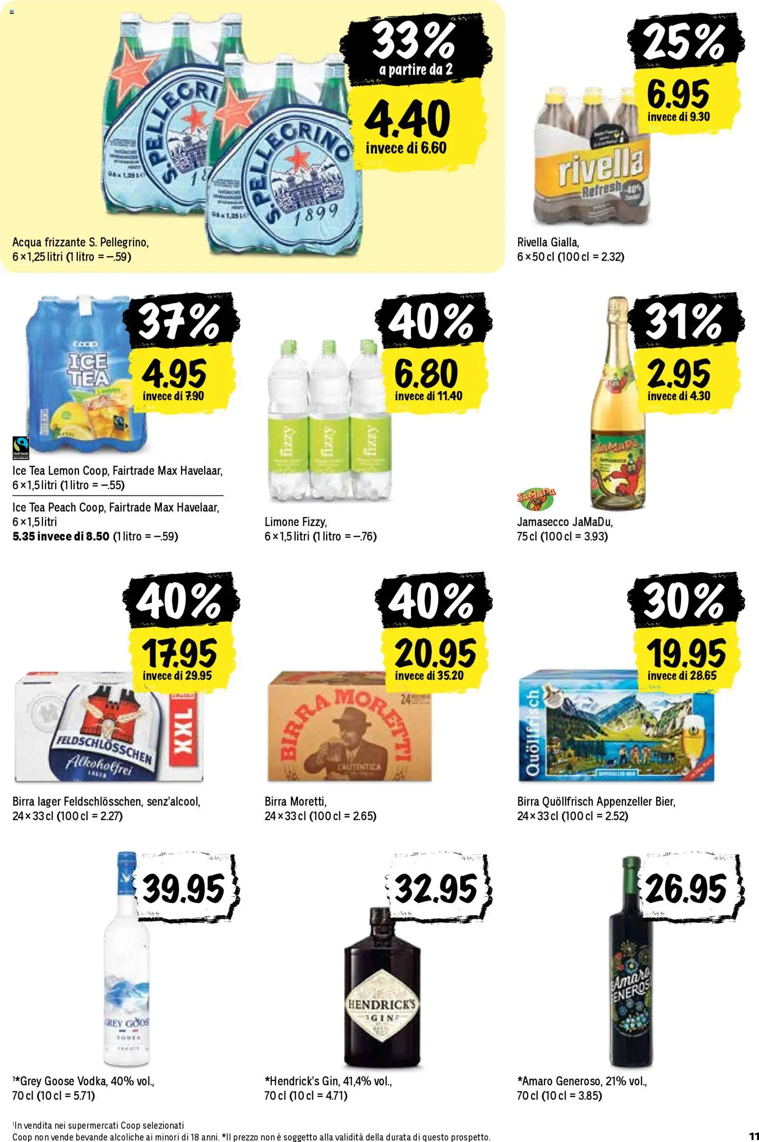 Coop aktionen IT – gültig ab 26.03.2026 | Seite: 11 | Produkte: Bier, Gin