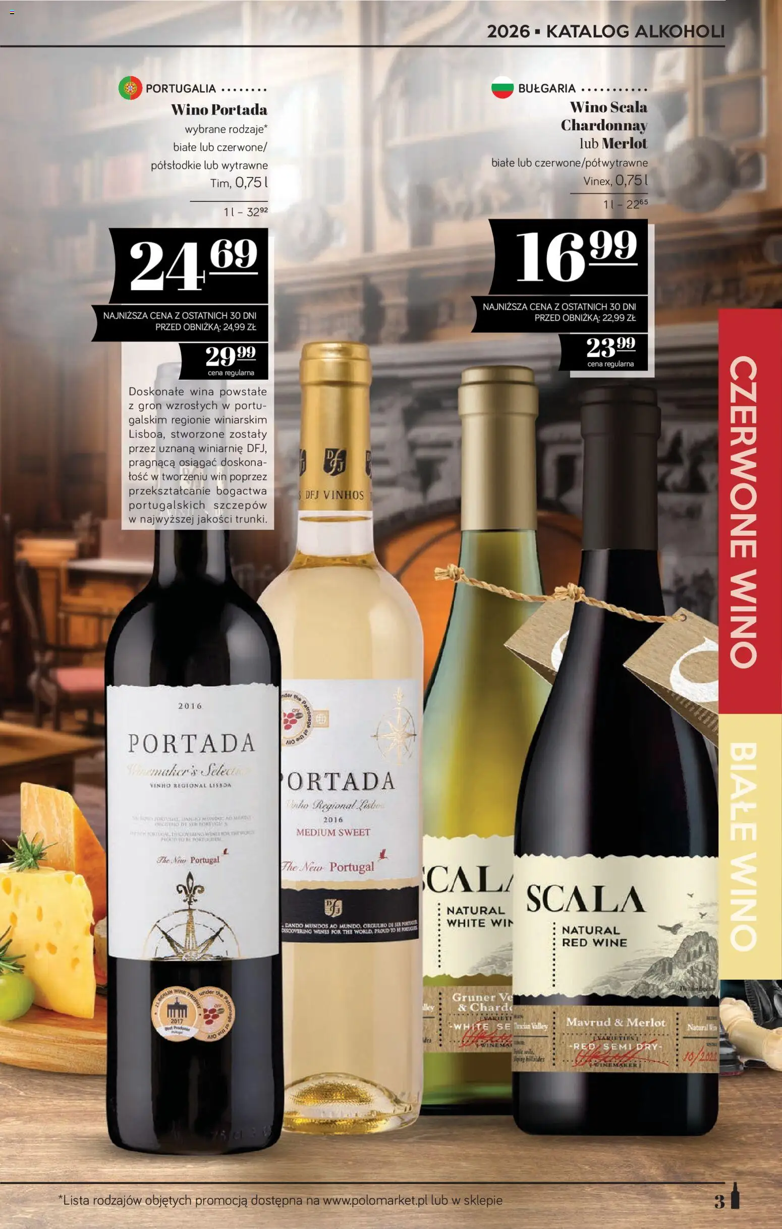 POLOmarket Katalog - Alkoholi od 19.02.2026 | Strona: 3 | Produkty: Chardonnay, Merlot, Wino, Portada wino