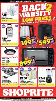 Shoprite specials catalogue – valid from 26.01.2026