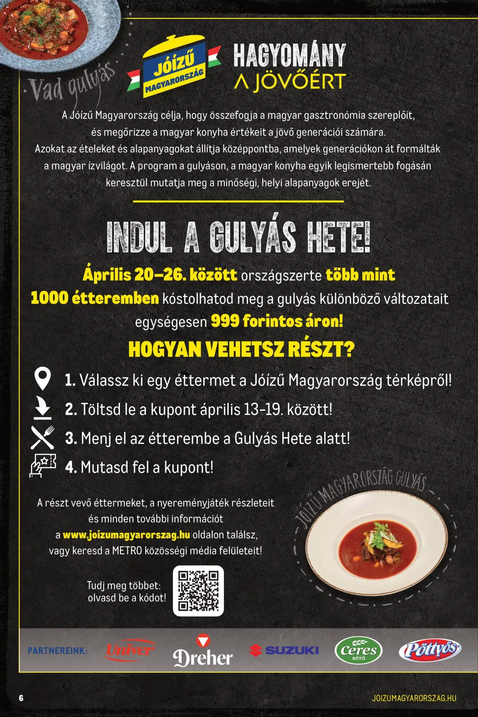 Metro akciós ujság - amely érvényes a következő dátumtól: 07.04.2026 | Oldal: 6 | Termékek: Sütő