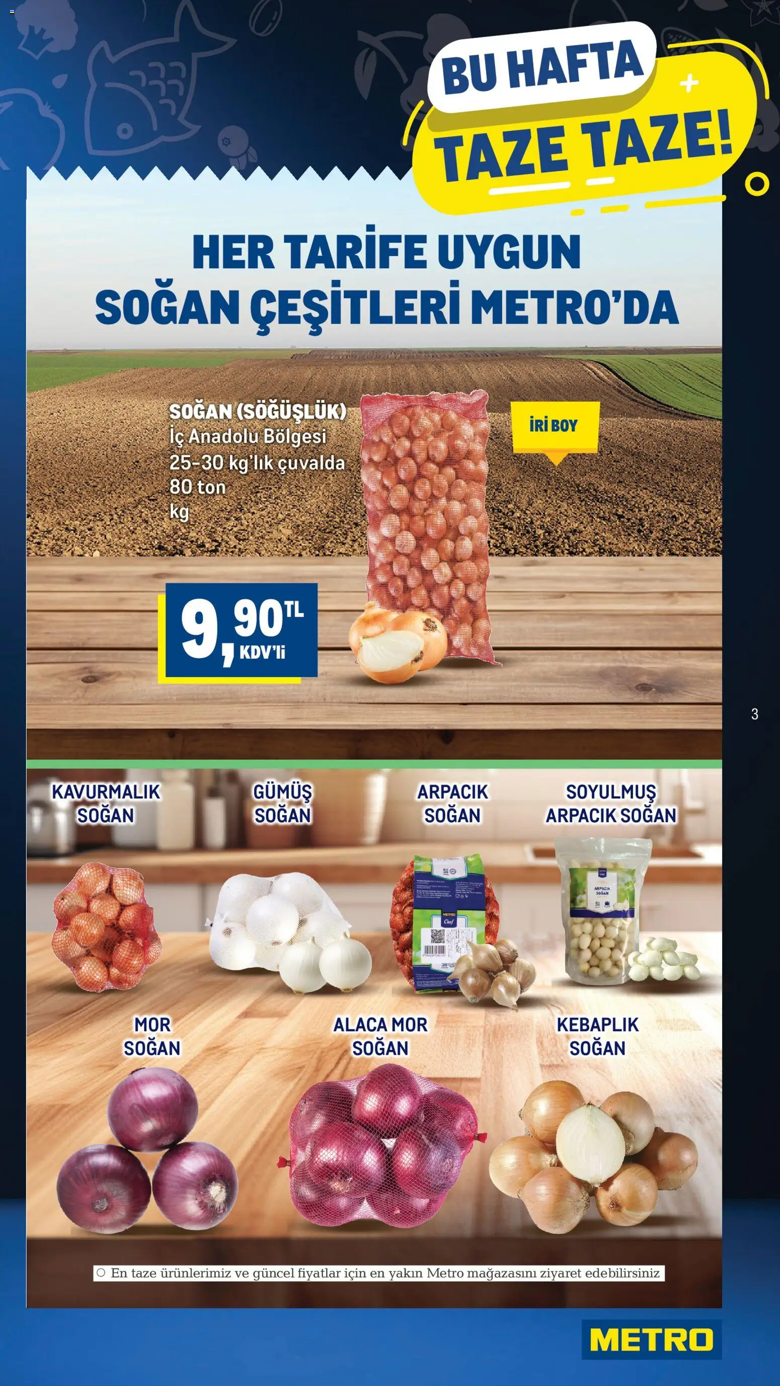 Metro Katalog - 17.12.2025 tarihinden itibaren geçerlidir | Sayfa: 3 | Ürünler: Soğan