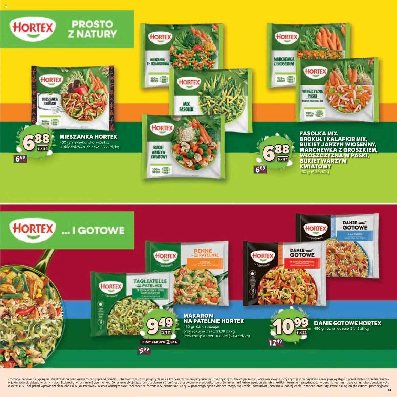 Stokrotka gazetka - Wielkanoc od 19.03.2026 | Strona: 41 | Produkty: Brokuł, Penne, Patelnie, Makaron