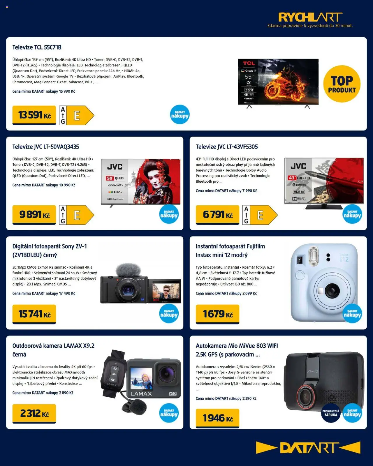 Datart leták od 06.06.2025 | Strana: 17 | Produkty: Autokamera, Fotoaparát, Mikrofon, USB