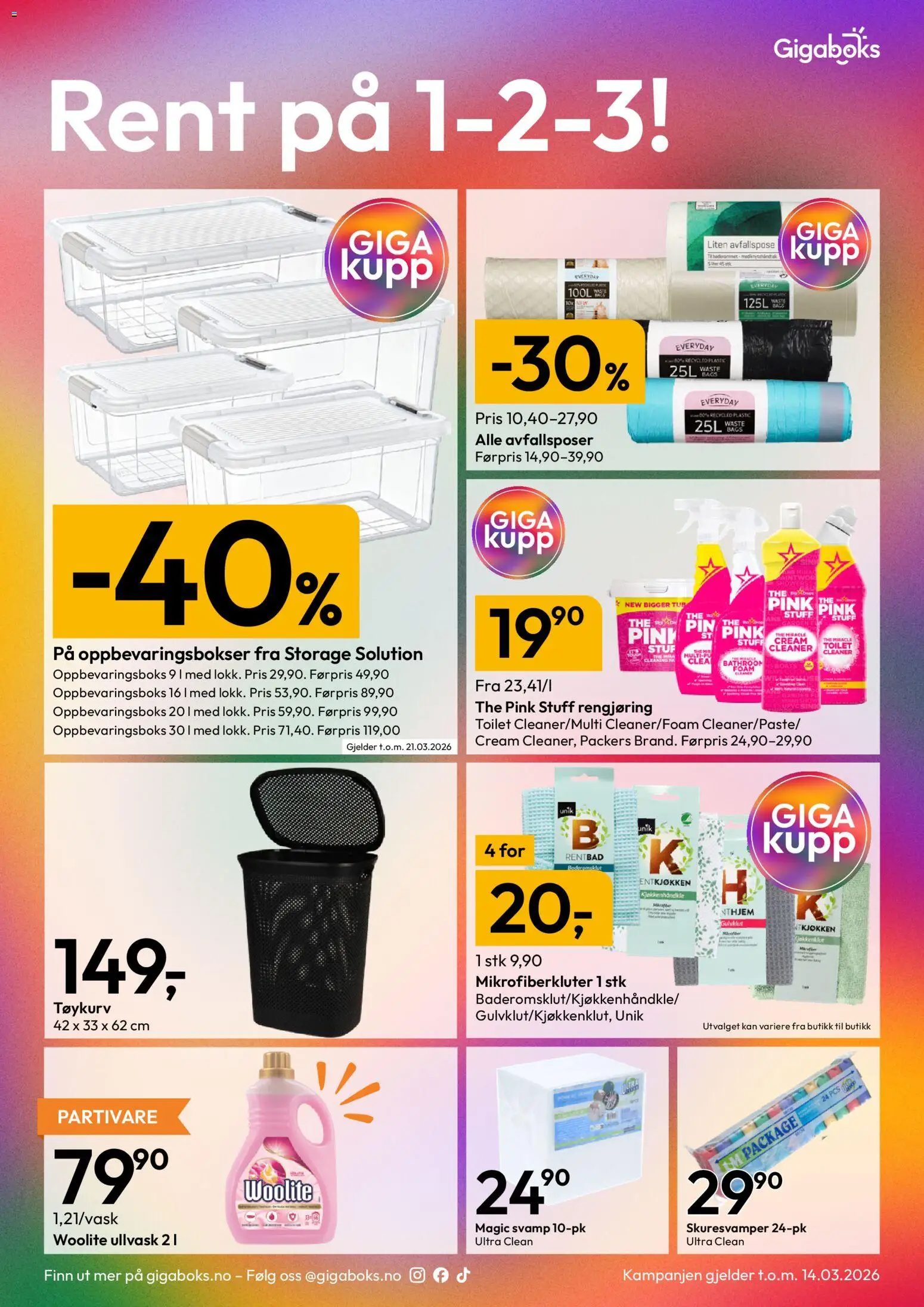 {H1} | Side: 6 | Produkter: Карниз, Svamp, Oppbevaringsboks, Суміш дитяча