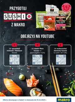 Makro Gazetka - Sushi od 24.02.2025 | Strona: 1 | Produkty: Nori, Sushi