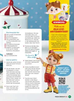 Billa  Frisch Gekocht Kids ab 01.12.2025 gültig | Seite: 11 | Produkte: Wasser, Zucker, Butter, Schokolade