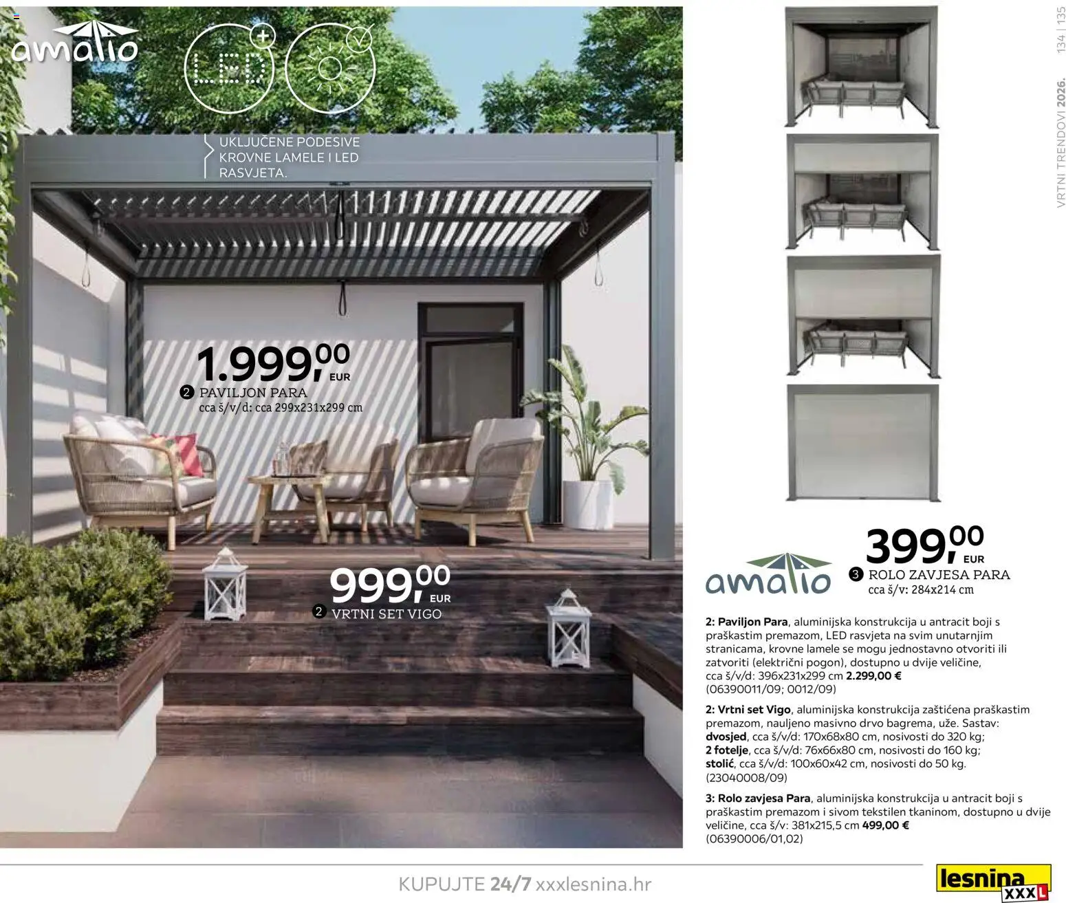 Lesnina katalog | vrijedi od 06.02.2026 | Stranica: 135 | Proizvodi: Rolo zavjesa, Zavjesa, Rasvjeta