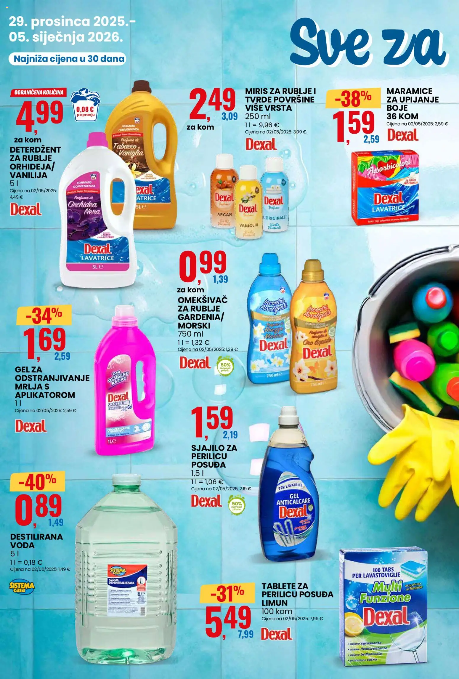 Eurospin katalog | vrijedi od 29.12.2025 | Stranica: 18 | Proizvodi: Orhideja, Miris, Destilirana voda, Limun
