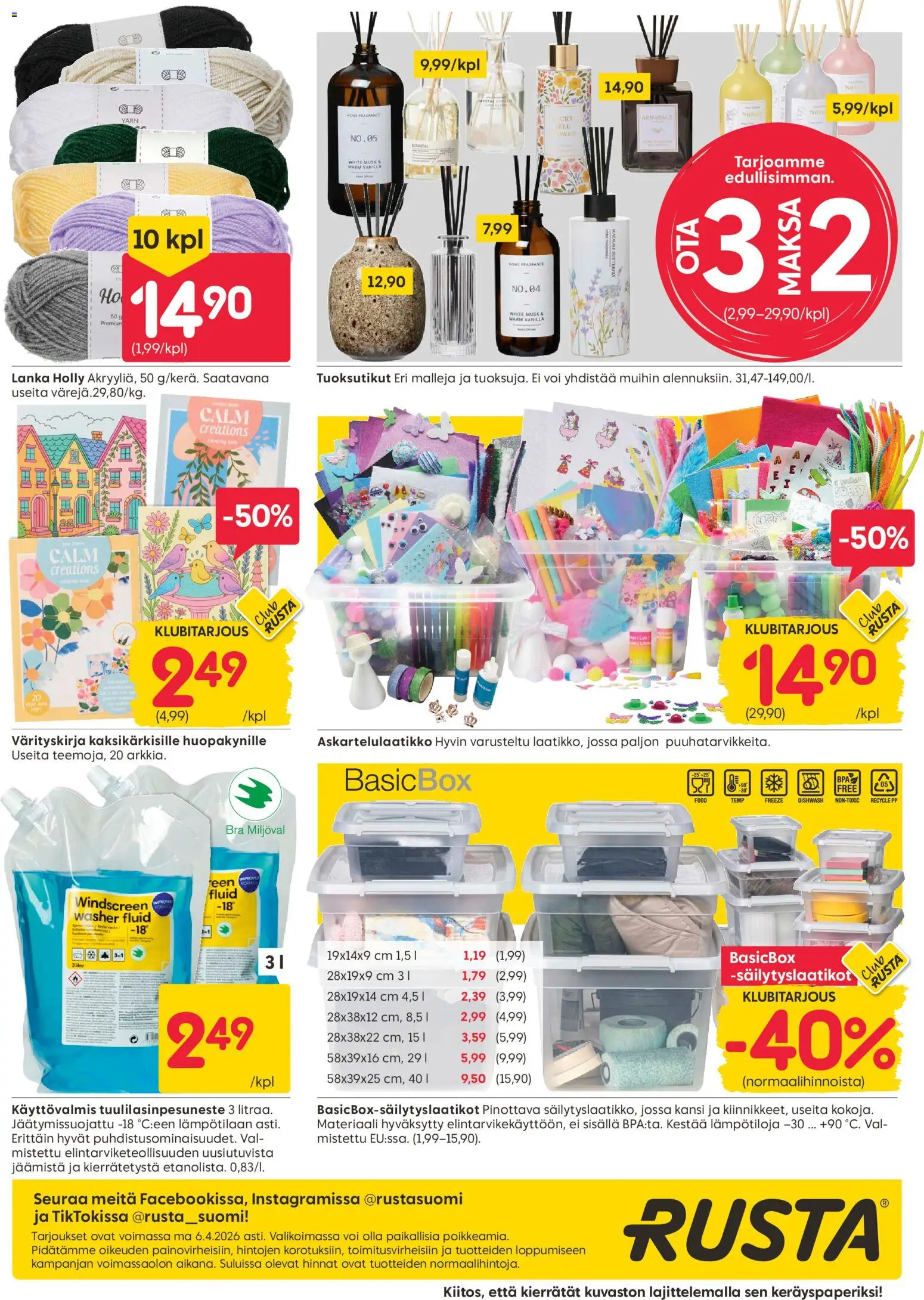 🛍️ Rusta tarjoukset alkaen 30/03/2026 » Katso huipputarjoukset ja säästä jo tänään! 💰 | Finland