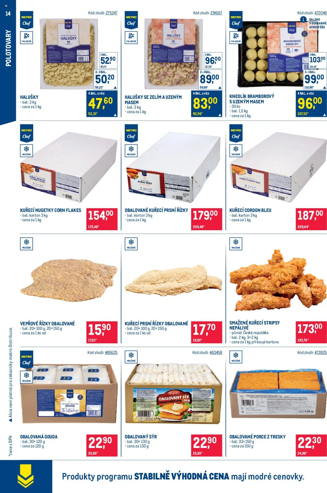 Makro leták - Street Food od 18.06.2025 | Strana: 14 | Produkty: Vepřové řízky, Cordon Bleu, Sýr, Nugetky