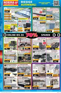 Norma Onlineshop – gültig ab 22.09.2025 | Seite: 2 | Produkte: Holzstühle, Bett, Tisch, Stuhl