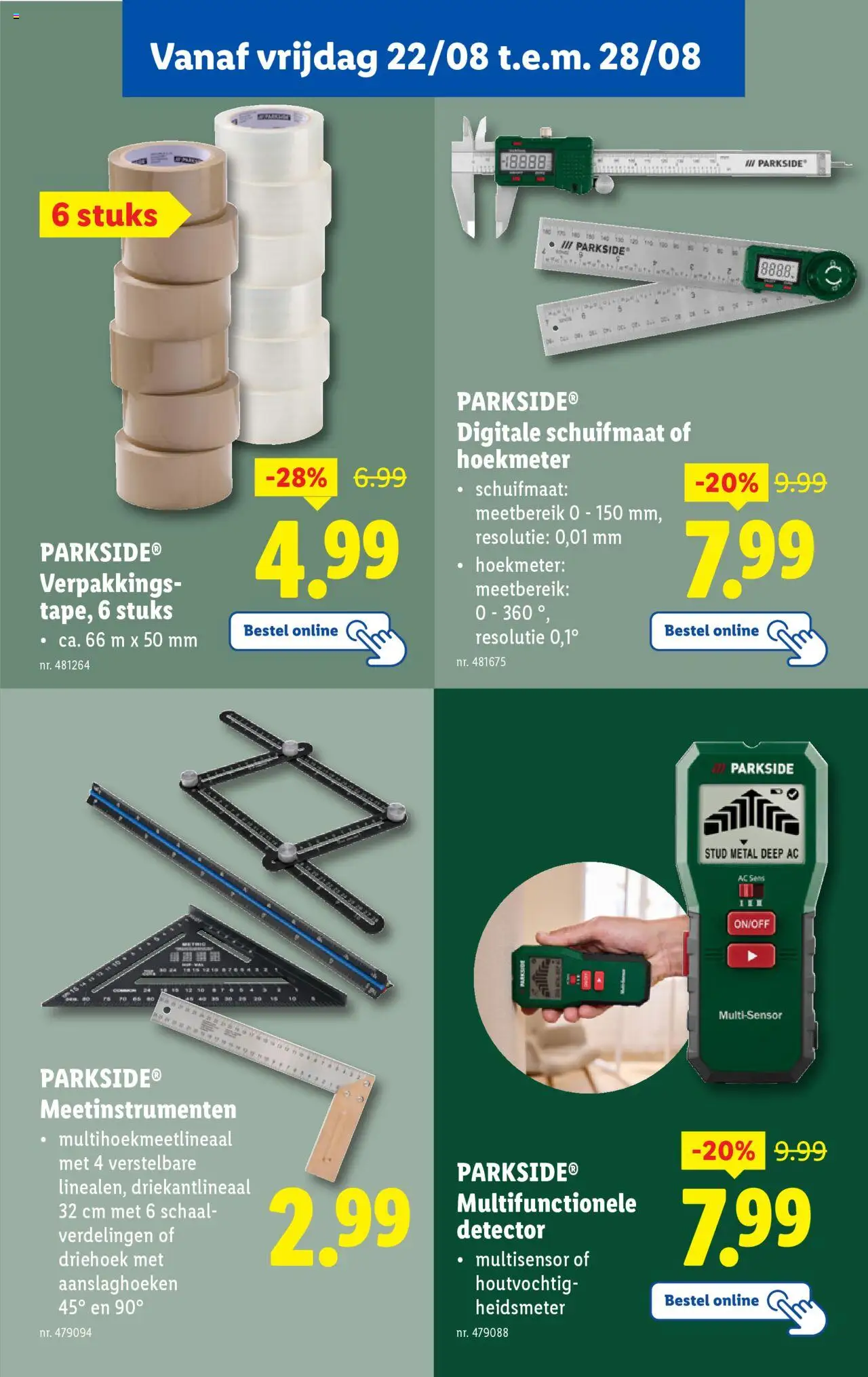  | Pagina: 45 | Producten: Tape, Schaal