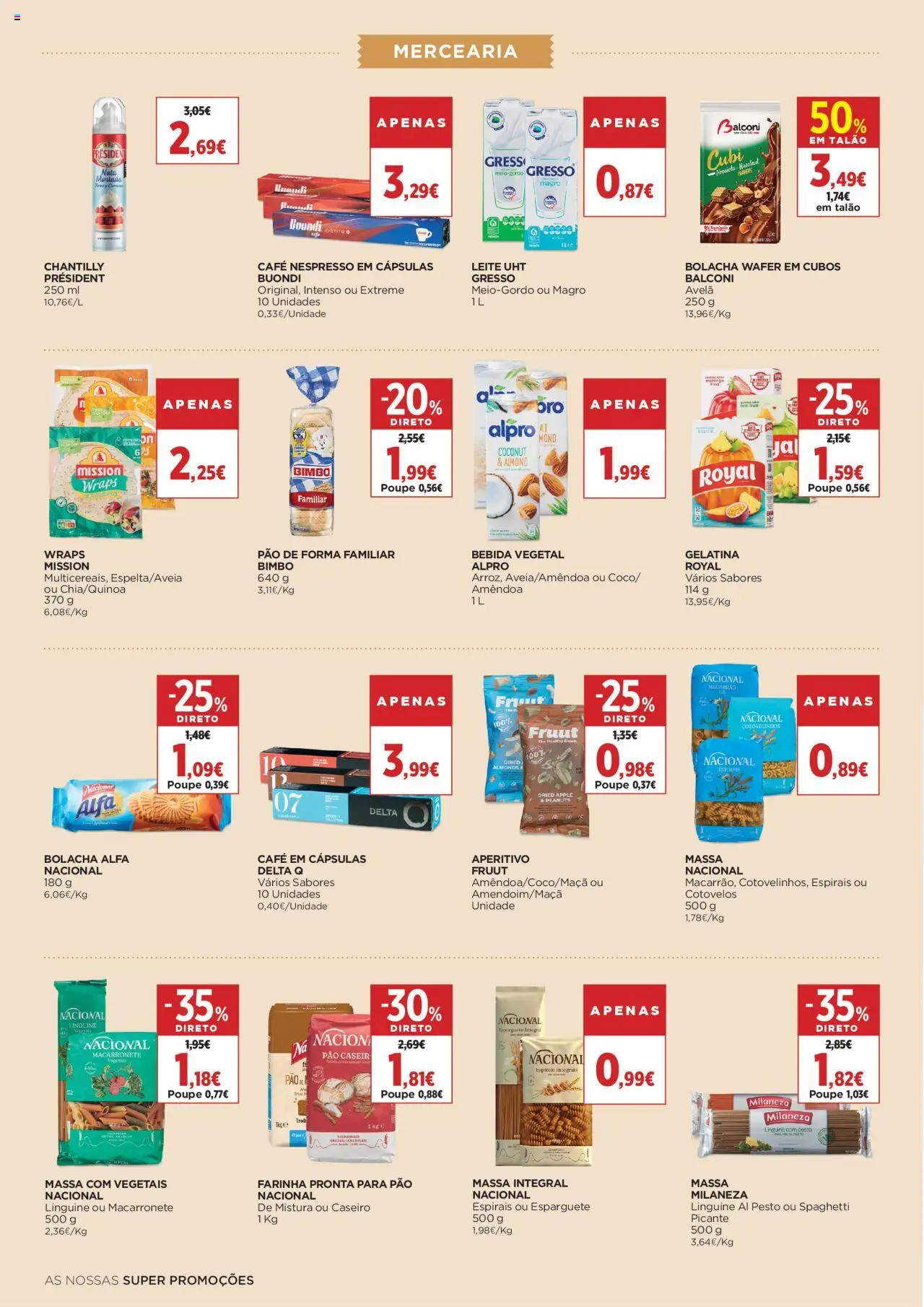 El Corte Ingles folheto │ válido de 08.08.2025 | Página: 8 | Produtos: Gelatina, Pão, Café, Macarrão