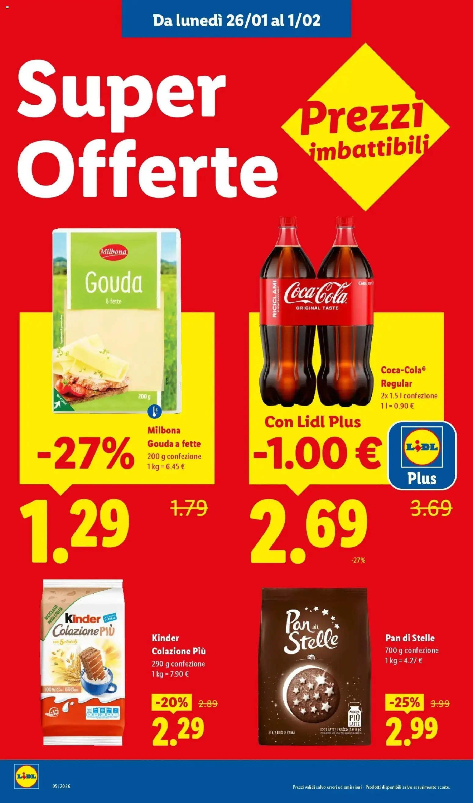 Volantino Lidl del 22.01.2026 | Pagina: 10 | Prodotti: Latte, Olio