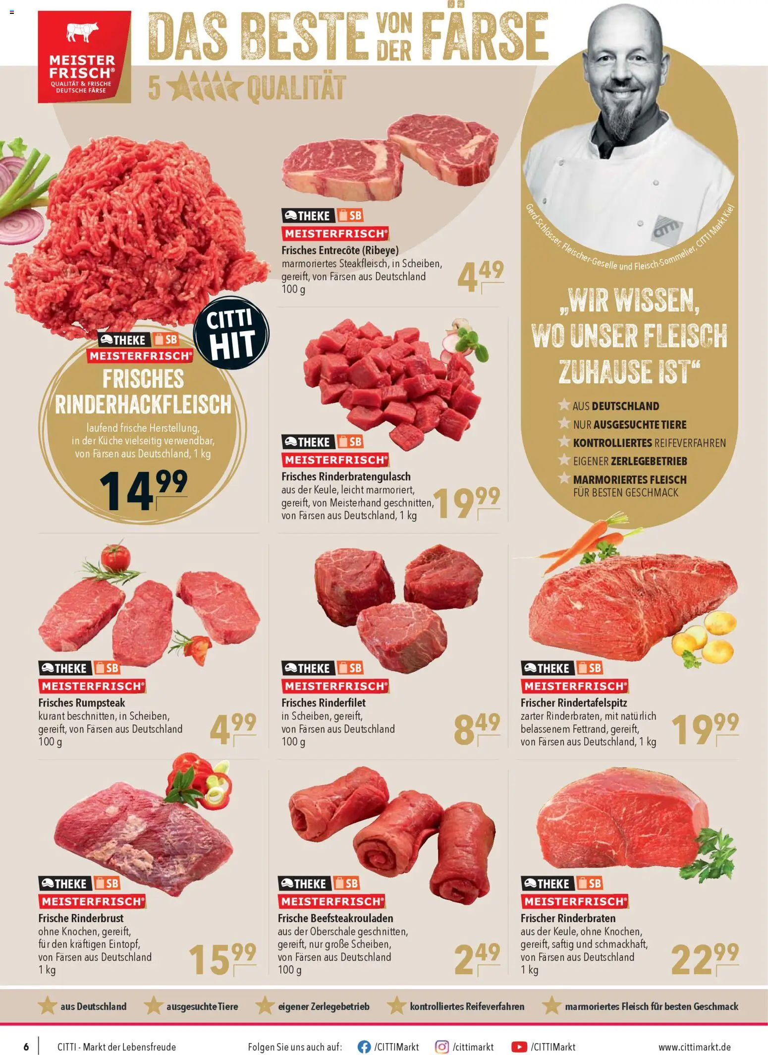 CITTI tilbudsavis – gyldig fra 21.01.2026 | Side: 6 | Produkter: Entrecote