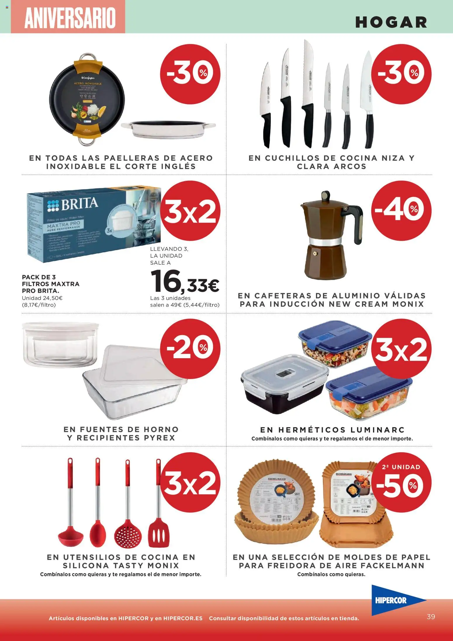 Hipercor catálogo │ válido desde el 23.10.2025 | Página: 52 | Productos: Té, Horno, Cocina, Freidora