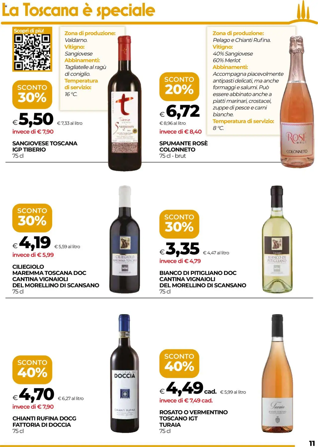Volantino COOP del 22.05.2025 | Pagina: 11 | Prodotti: Pesce, Tagliatelle, Ragú, Spumante