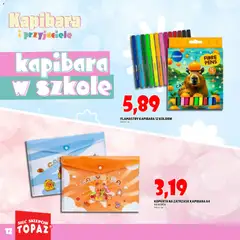 Pogląd oferty "Topaz Gazetka - Kapibara" - ważna od 24.09.2025 | Strona: 12