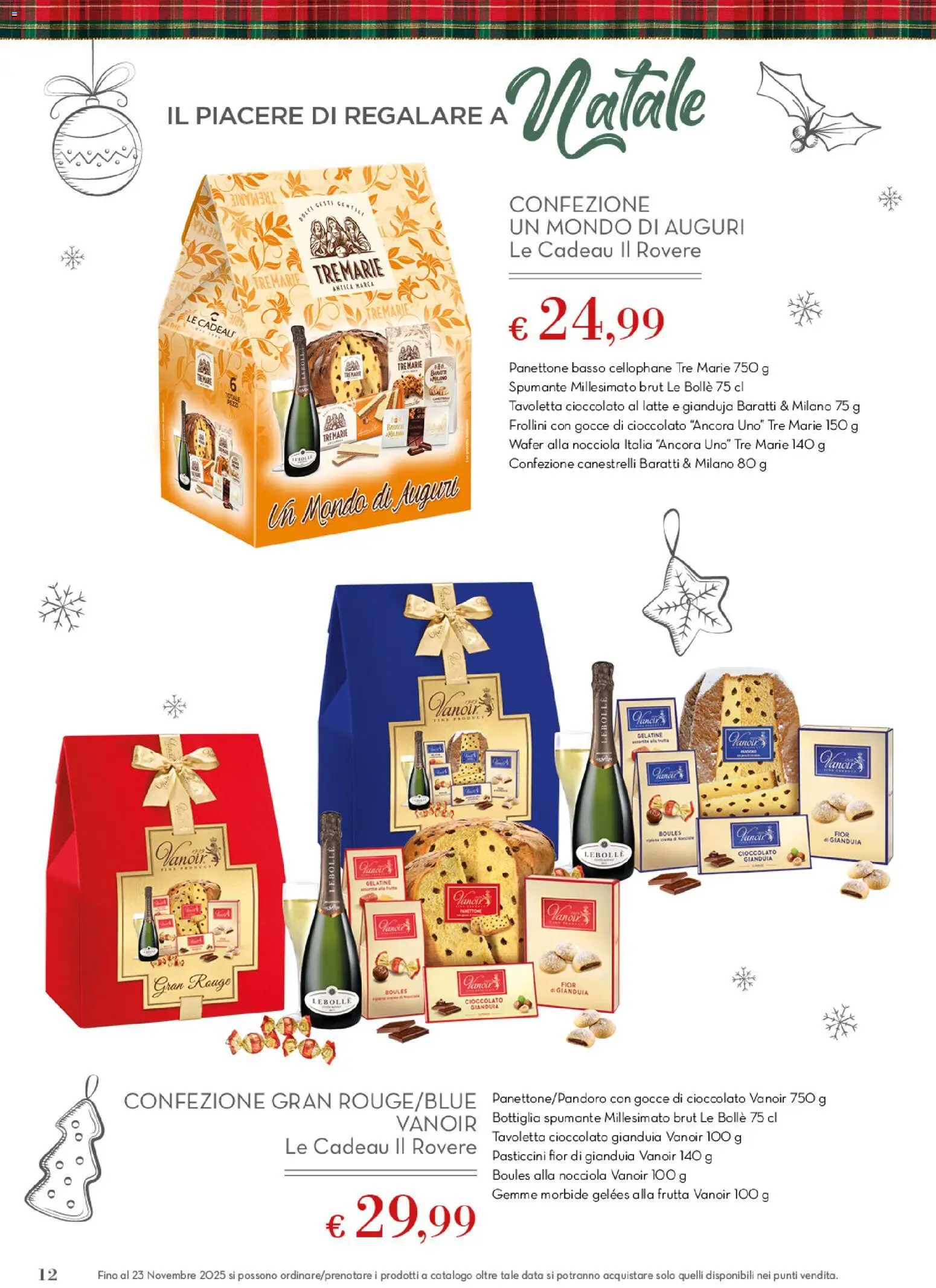 Volantino Conad del 06.11.2025 | Pagina: 12 | Prodotti: Cioccolato, Panettone, Canestrelli, Frollini