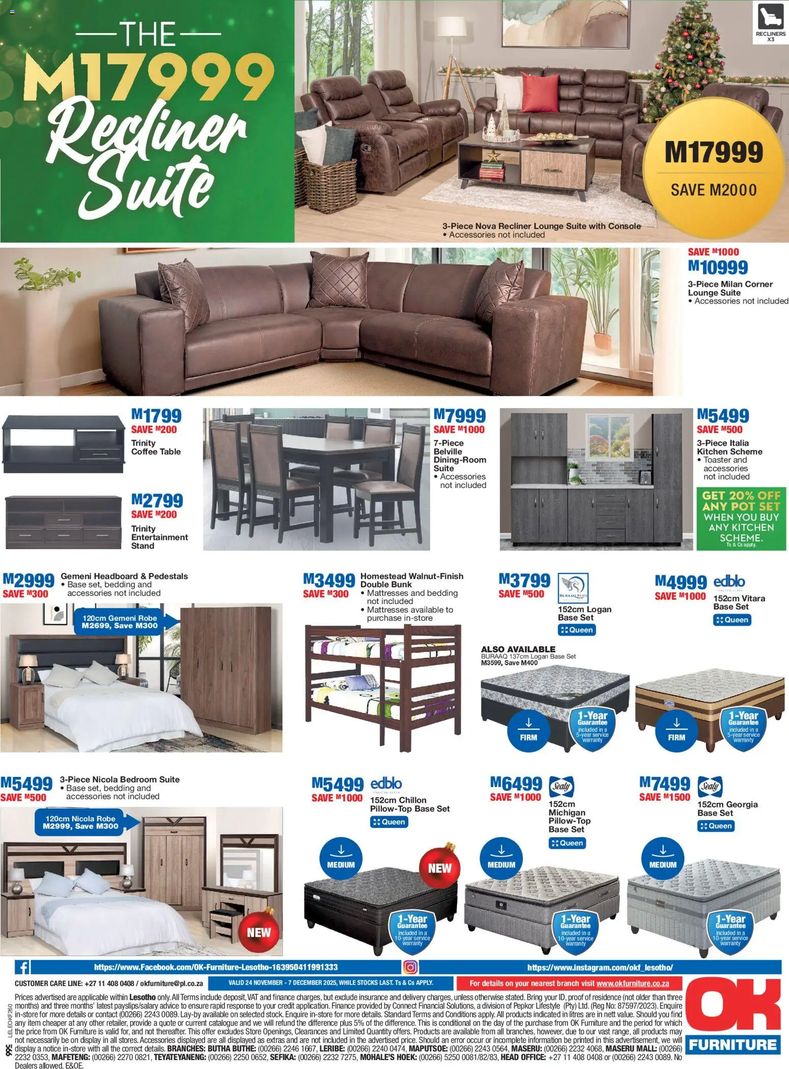 New OK Furniture catalogue – valid from 24.11.2025 | Page: 4 | Products: Headboard, Toaster, Coffee table, Coffee