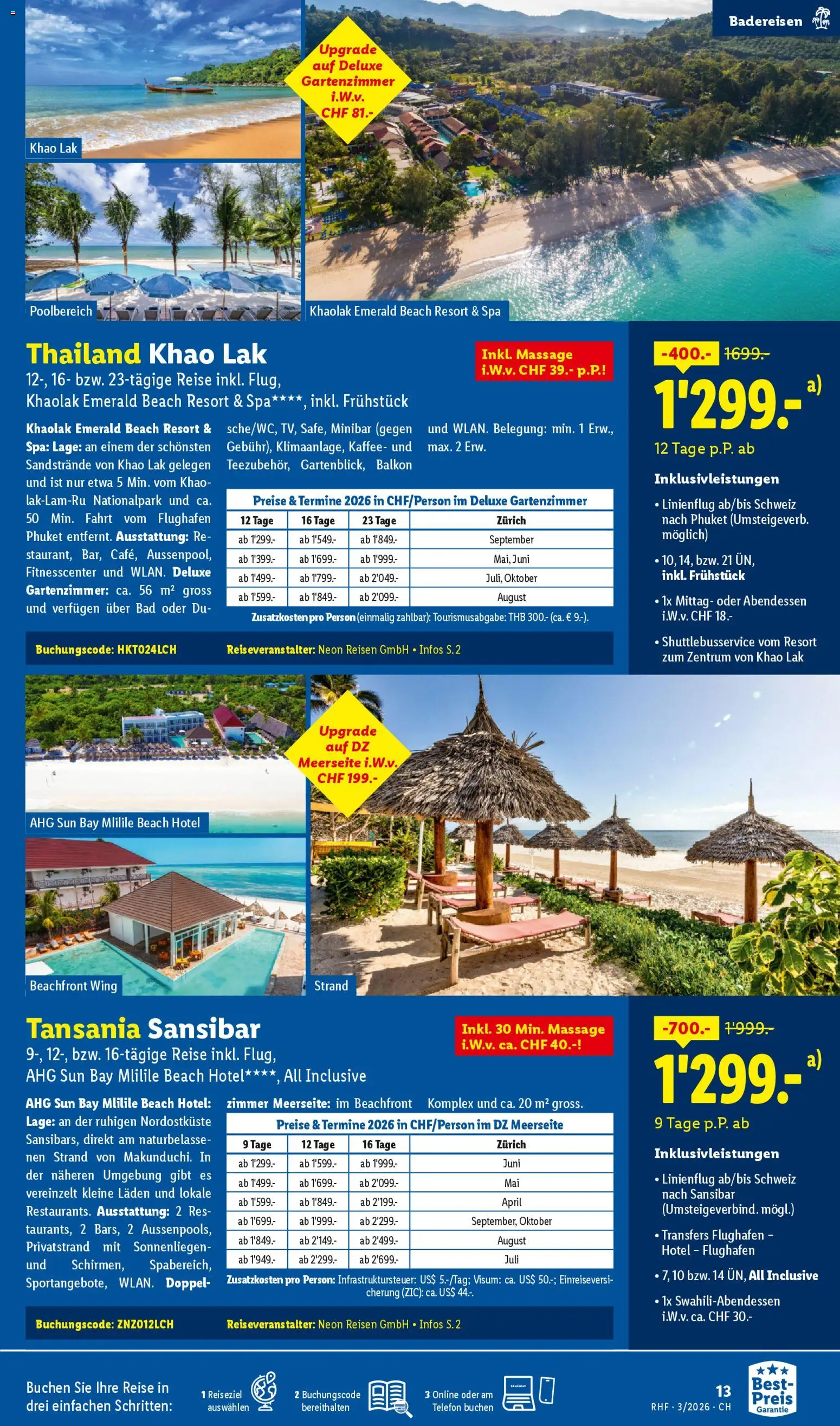 Lidl Aktionen Reisen März – gültig ab 28.02.2026 | Seite: 13 | Produkte: Bad, Kaffee, Telefon