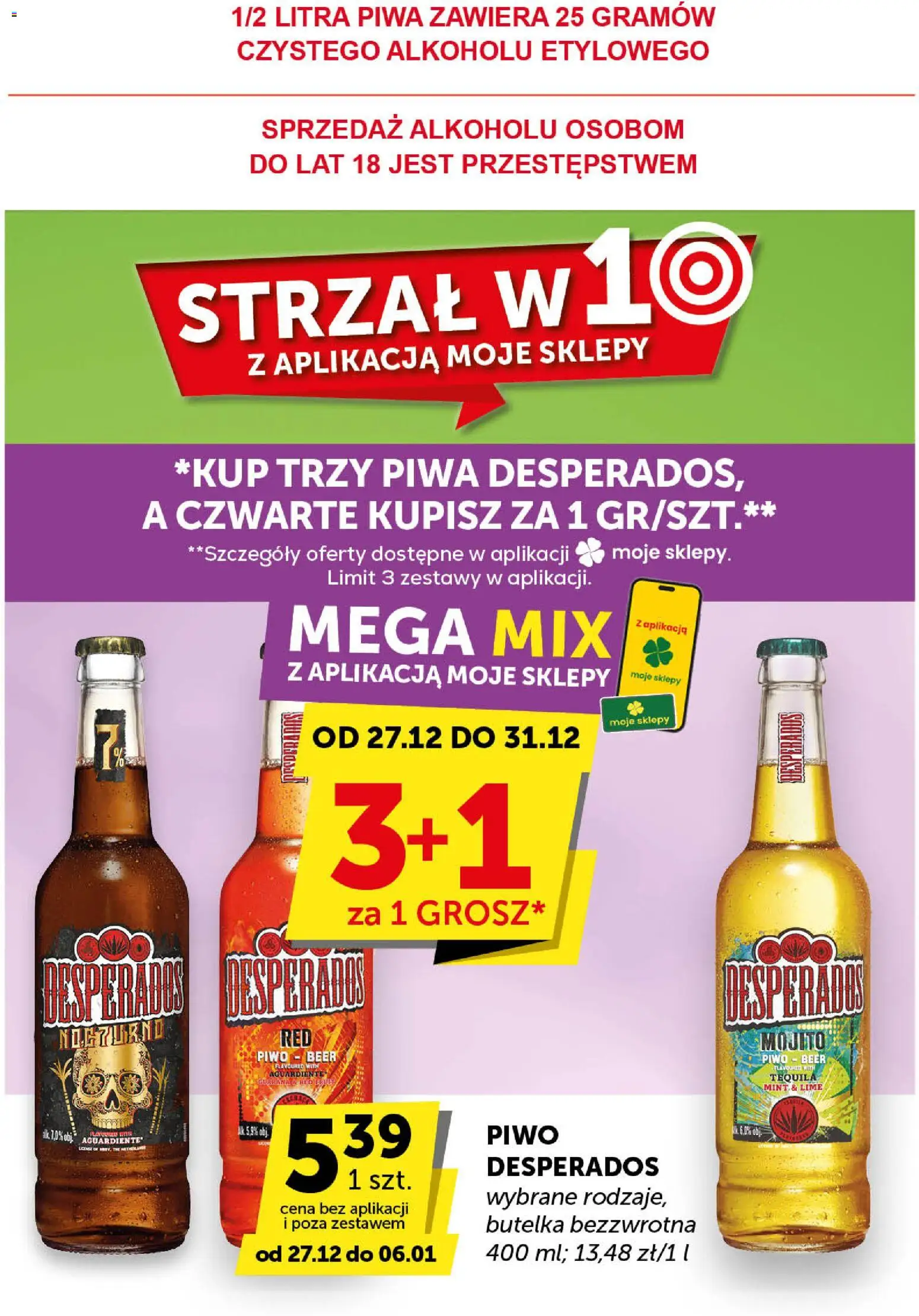 Euro Sklep Gazetka od 27.12.2025 | Strona: 19 | Produkty: Tequila, Piwo