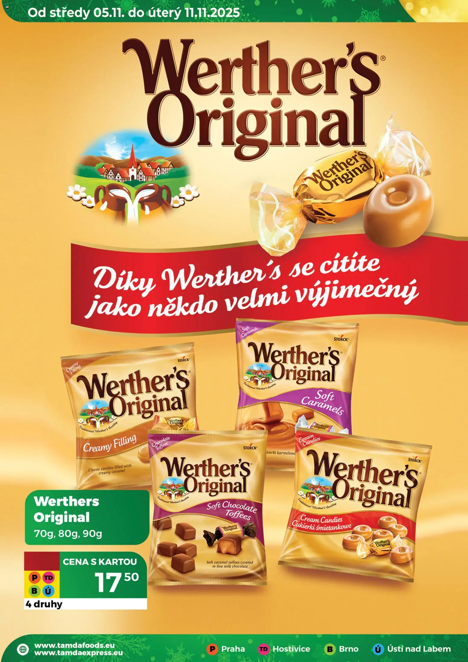 Tamda Foods leták od 05.11.2025 | Strana: 40 | Produkty: Milk chocolate