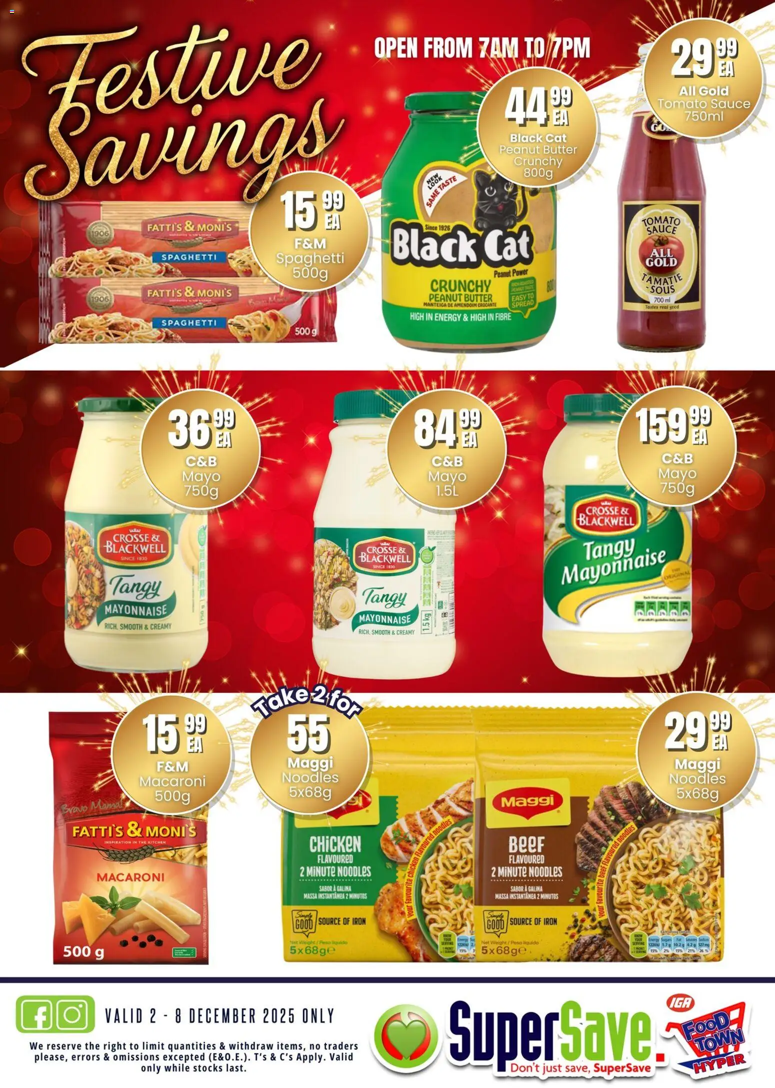 New Super Save catalogue – valid from 02.12.2025 | Page: 42 | Products: Butter, Chicken, Peanut butter, Sauce