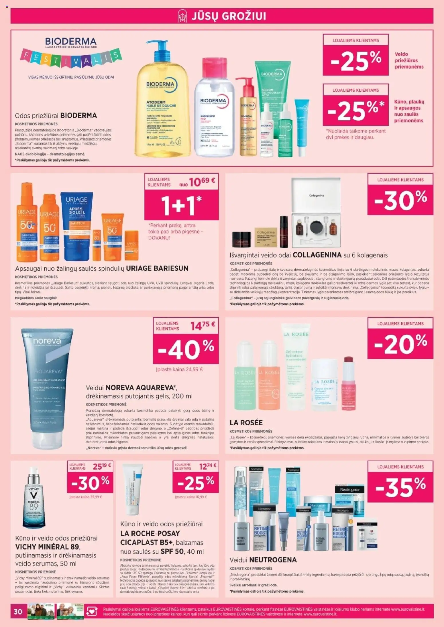 EUROVAISTINĖ akcijos nuo 31.03.2026 | Puslapis: 30 | Prekių: Balzamas, Prausiklis