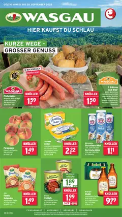 Wasgau Prospekt 	 ab 15.09.2025 gültig