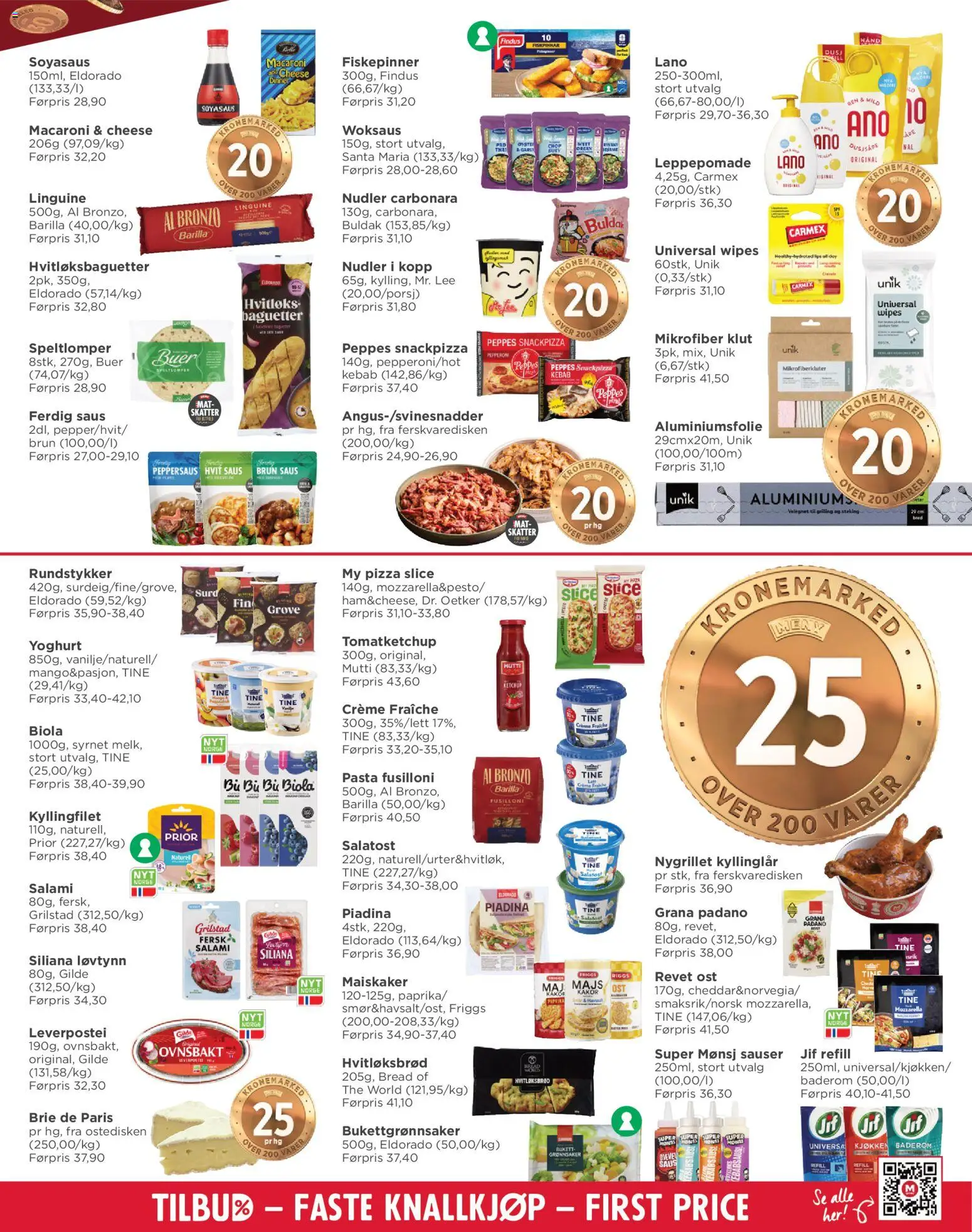 {H1} | Side: 5 | Produkter: Wipes, Mozzarella, Målarfärg, Leverpostei