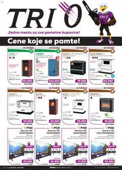 Tri O katalog - pregled Tri O kataloga - važi od 15.08.2025