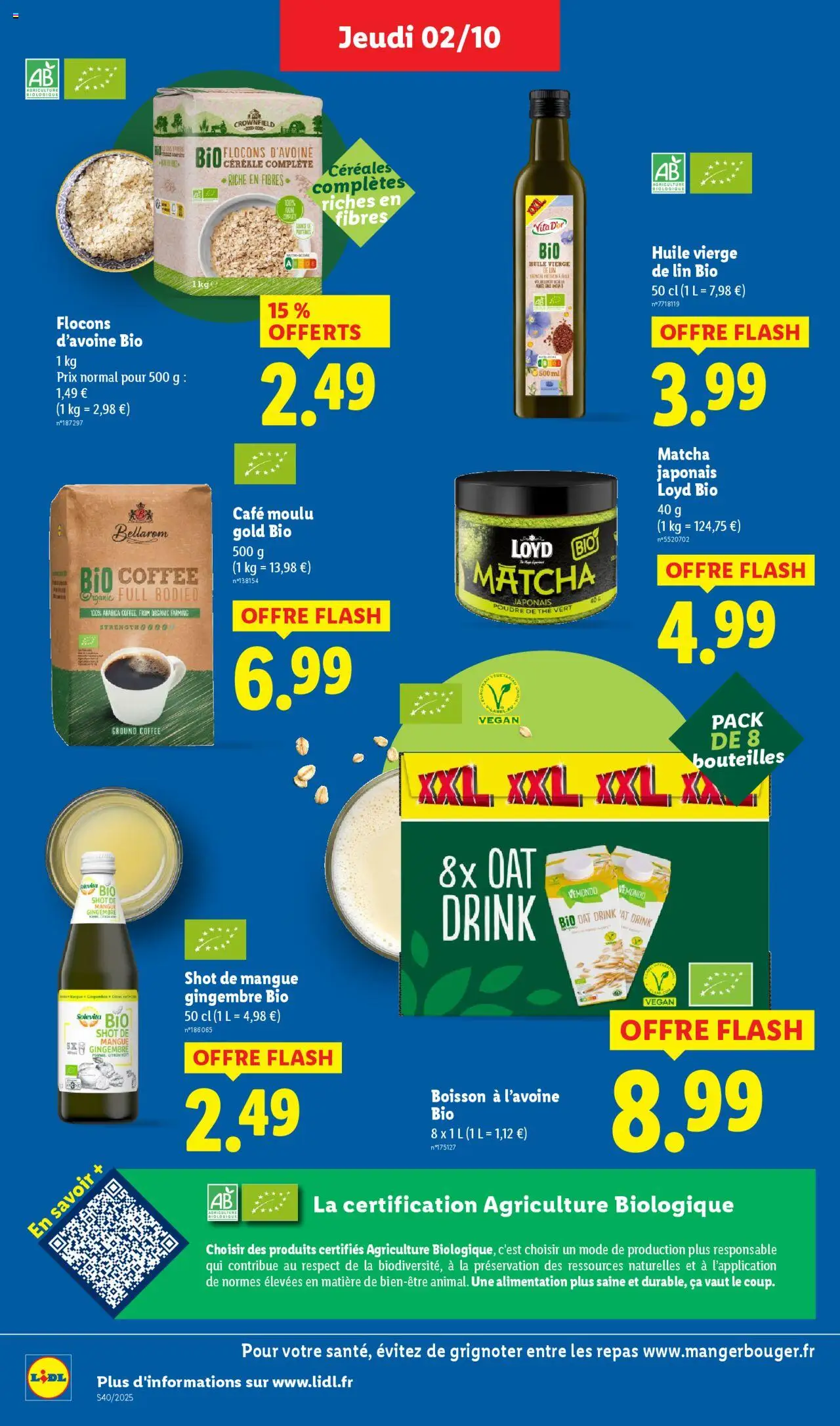  | Page: 26 | Produits: Flocons d’avoine, Matcha, Citron, Mangue